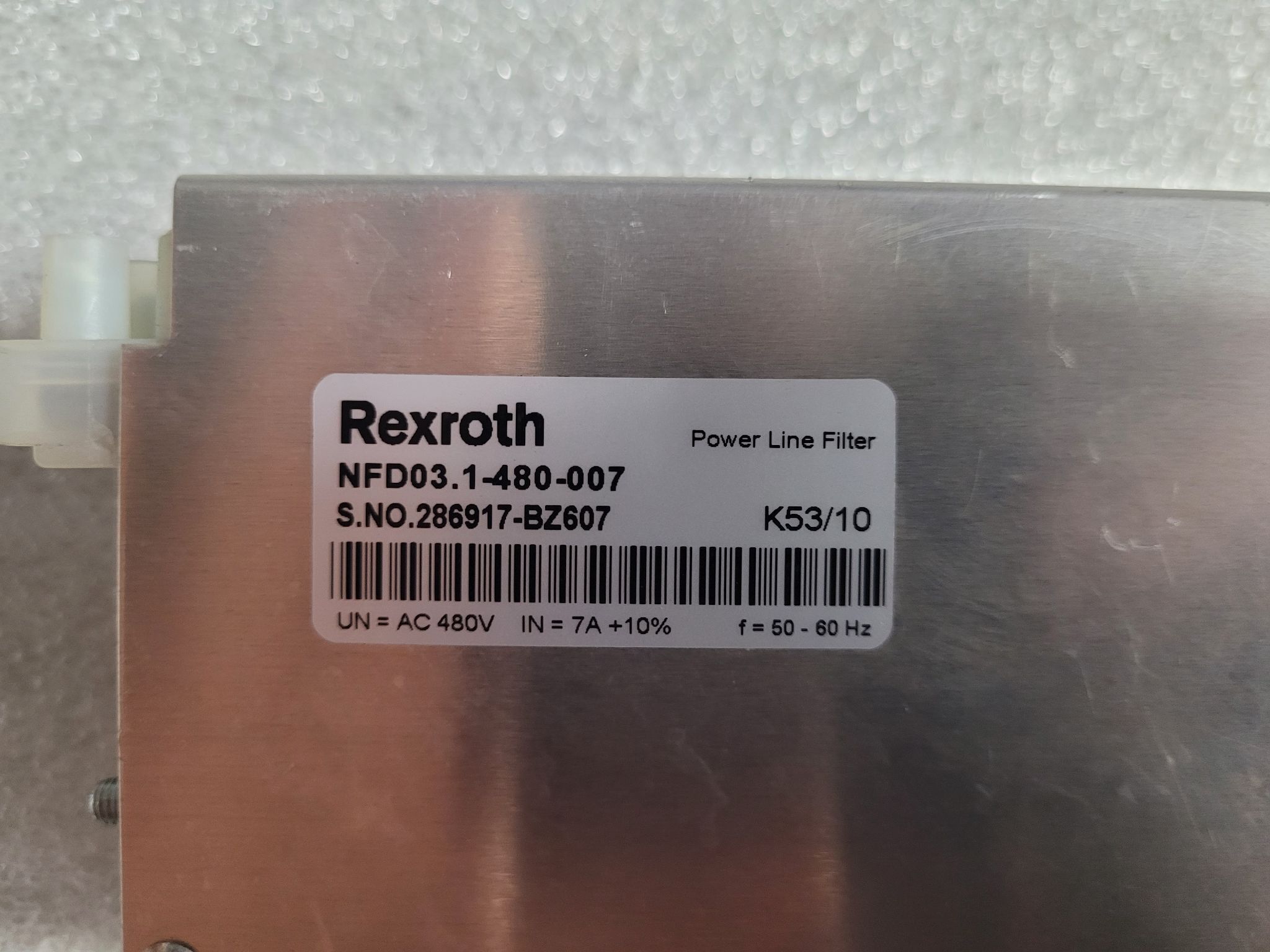 REXROTH NFD03.1-480-007 POWER LINE FILTER USED 2