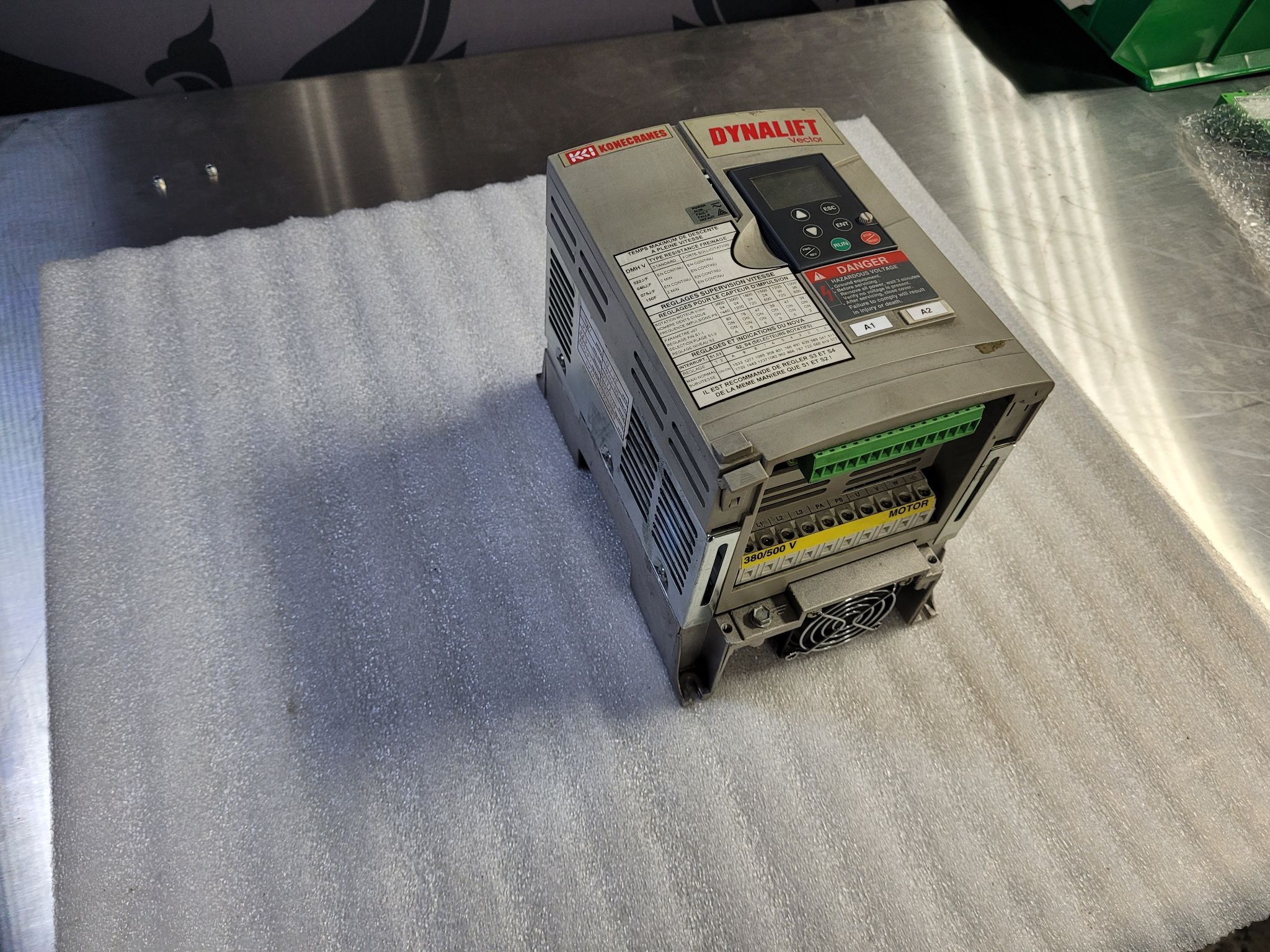 SQUARE D TELEMECANIQUE DYNALIFT VECTOR ATV58HU41N4S278 CRANE DRIVE USED 1