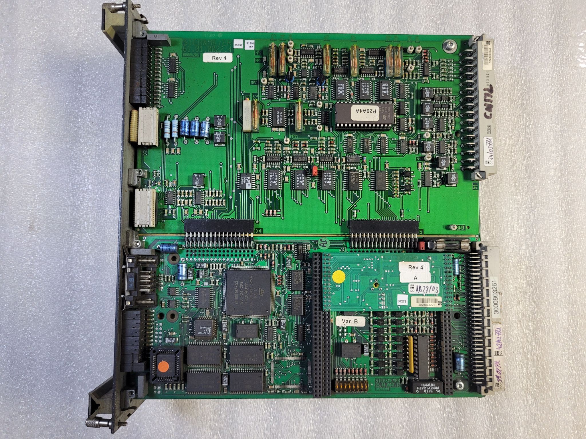 SIEB & MEYER SINUDYN SERVO CONTROLLER 61.01.0022.4 REV4 CNC 61 USED 2
