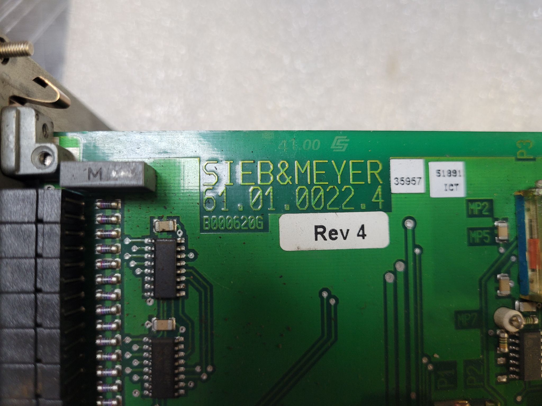 SIEB & MEYER SINUDYN SERVO CONTROLLER 61.01.0022.4 REV4 CNC 61 USED 4