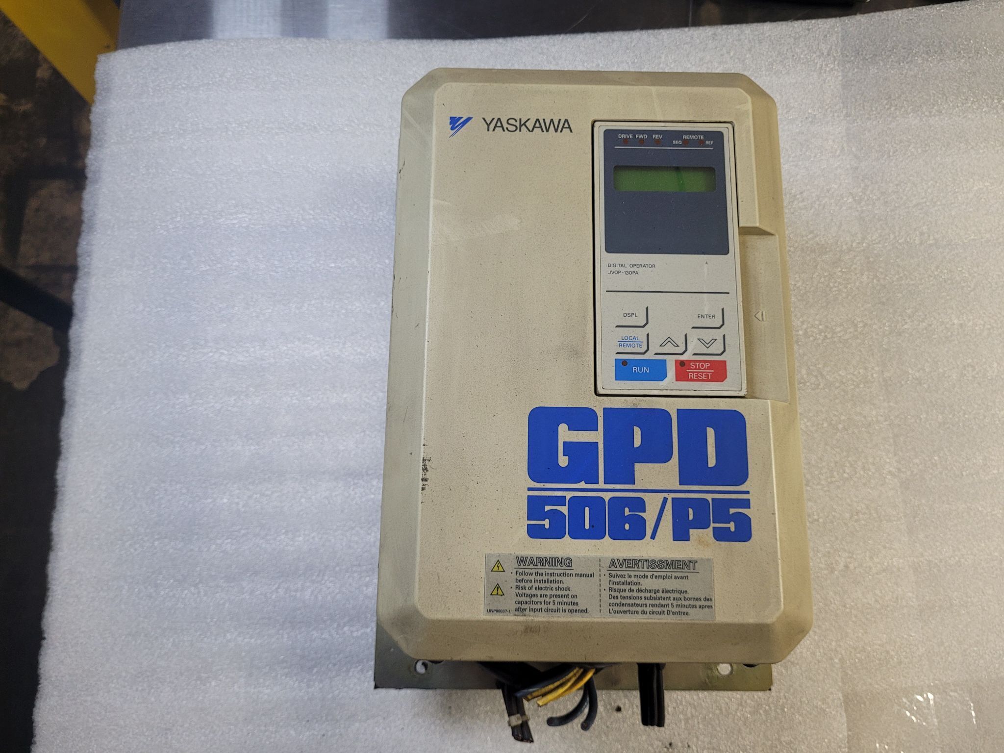 YASKAWA GPD 506/P5 CIMR-P5M45P5 AC DRIVE USED 0