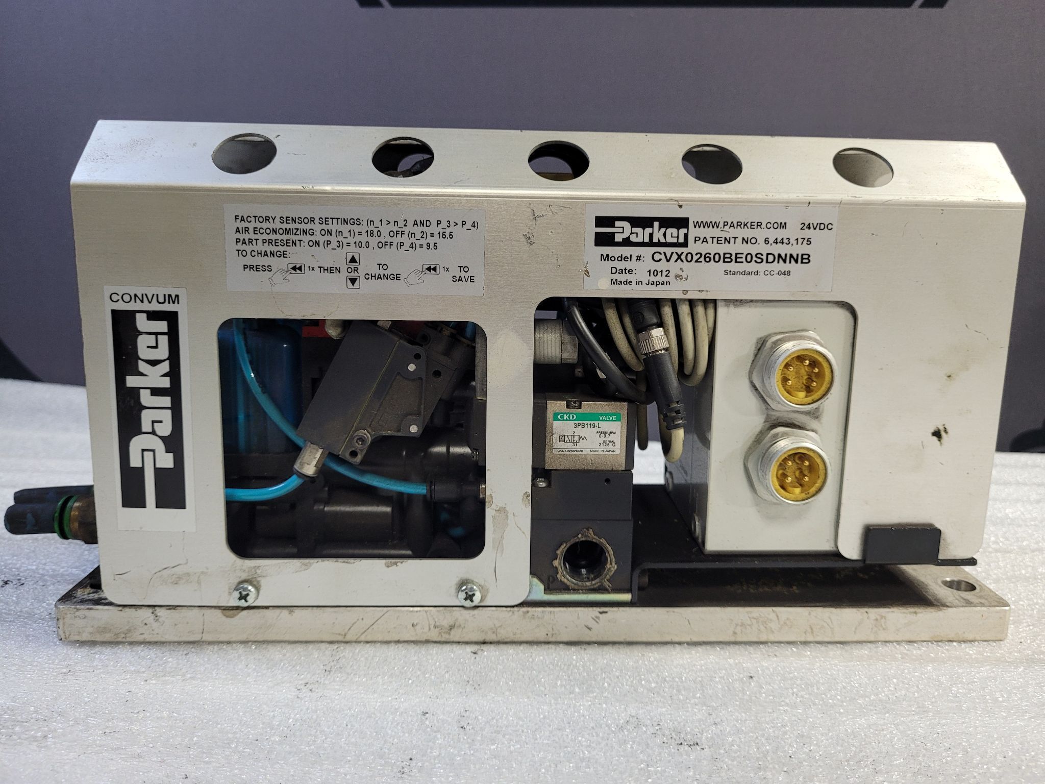 PARKER PSCVXDNB Vacuum Generator USED 1