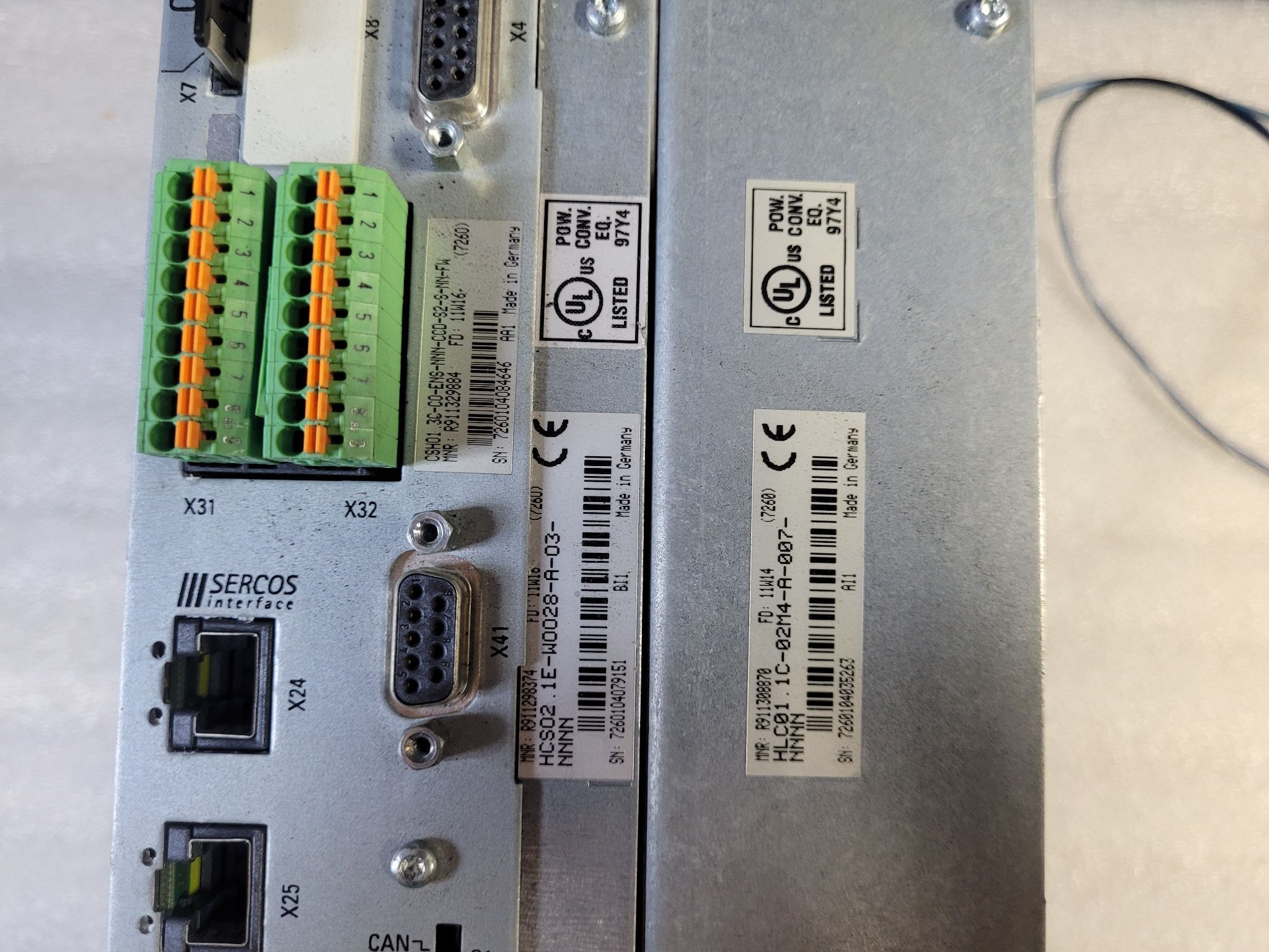 REXROTH HCS02.1E-W0028 DRIVE USED 2
