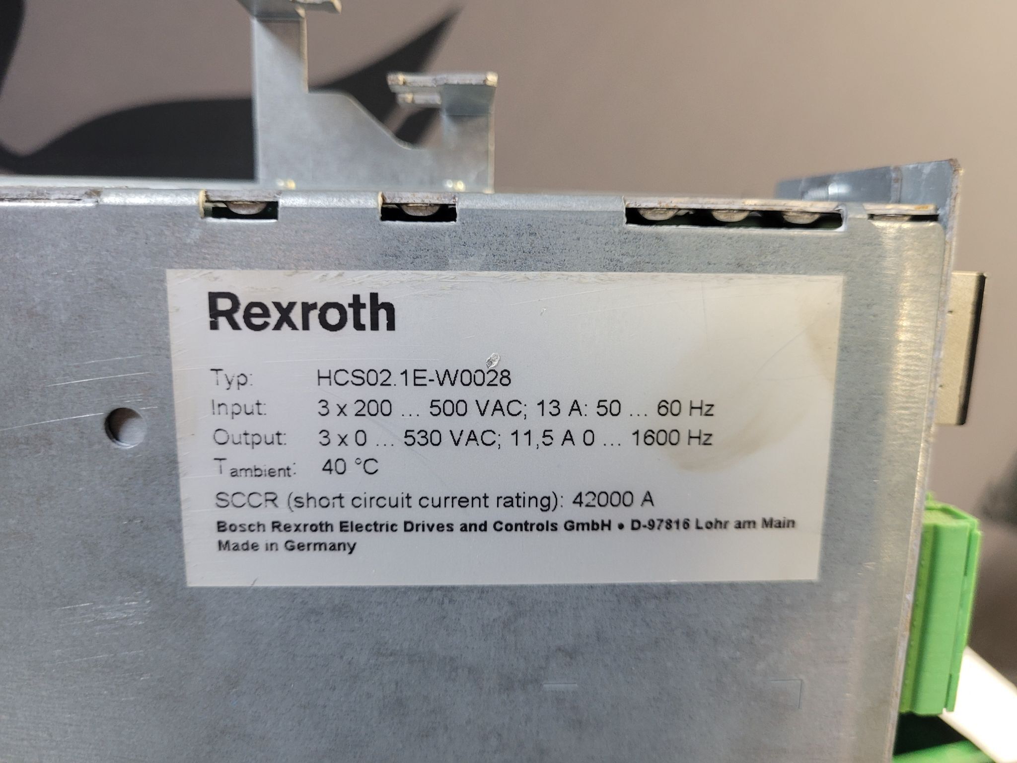 REXROTH HCS02.1E-W0028 DRIVE USED 4