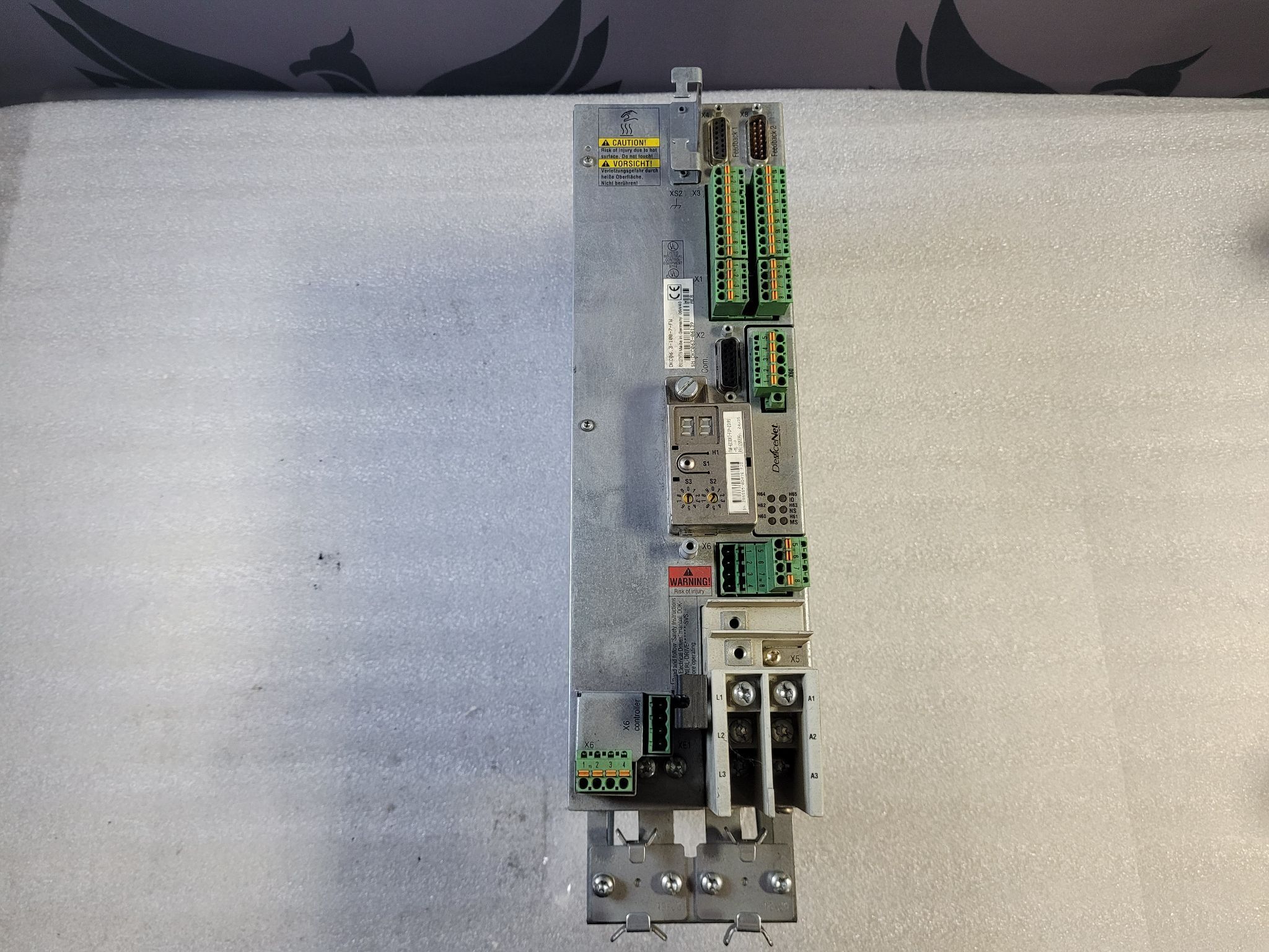 REXROTH DKCXX.3-100-7 AC SERVO DRIVE USED 1