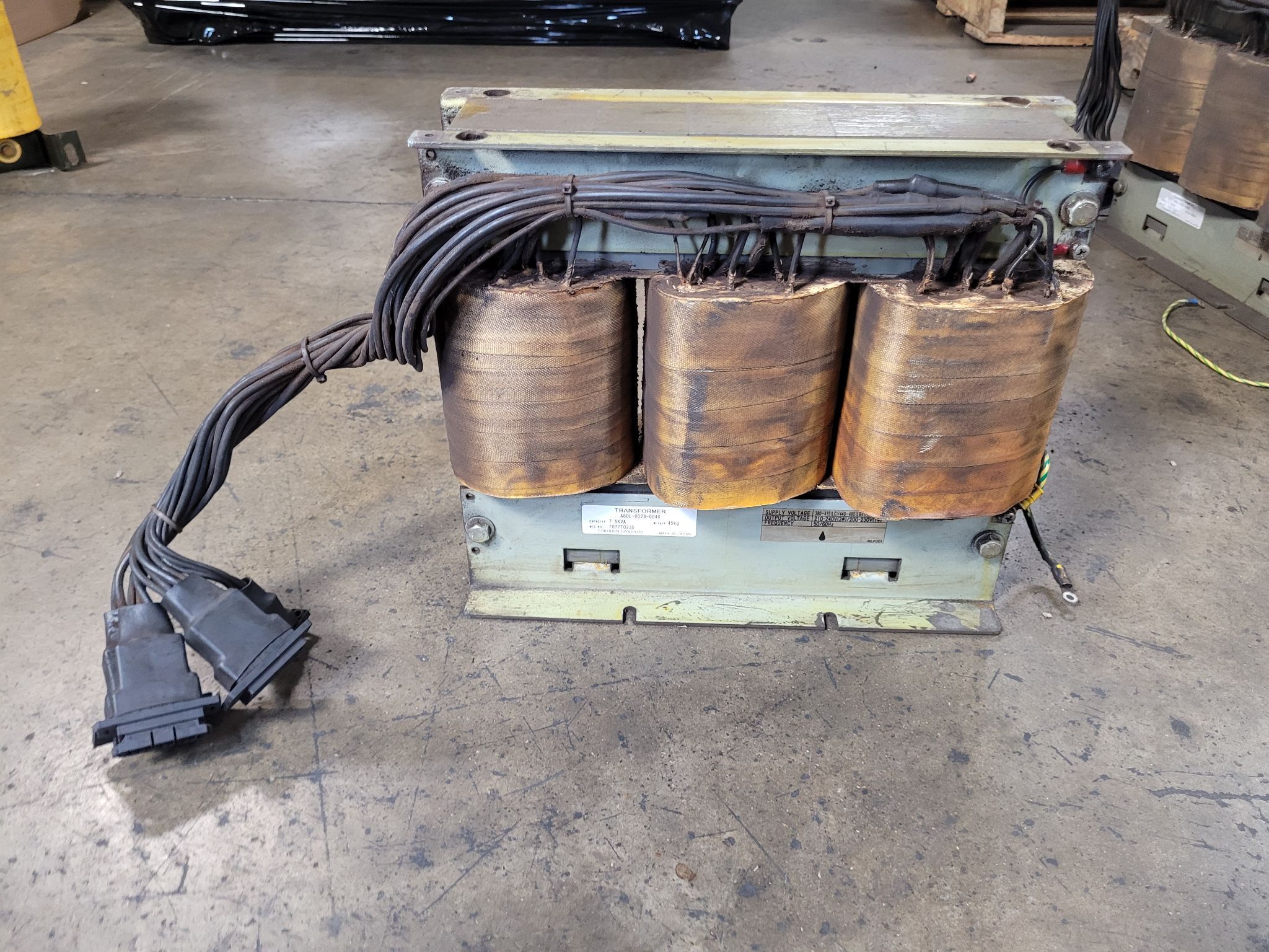 FANUC A80L-0026-0040 Robotic Transformer 7.5 KVA USED 0