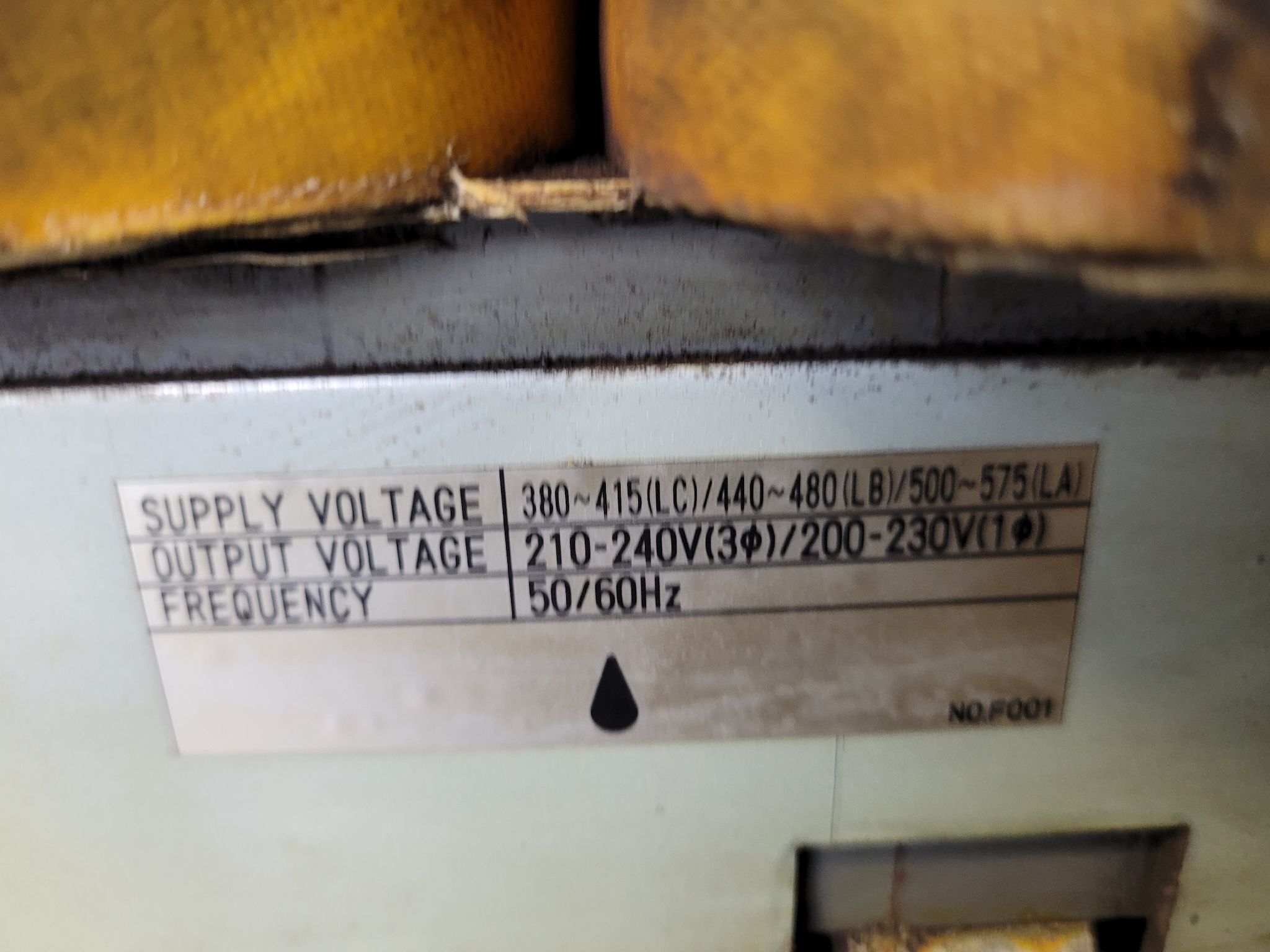 FANUC A80L-0026-0040 Robotic Transformer 7.5 KVA USED 3