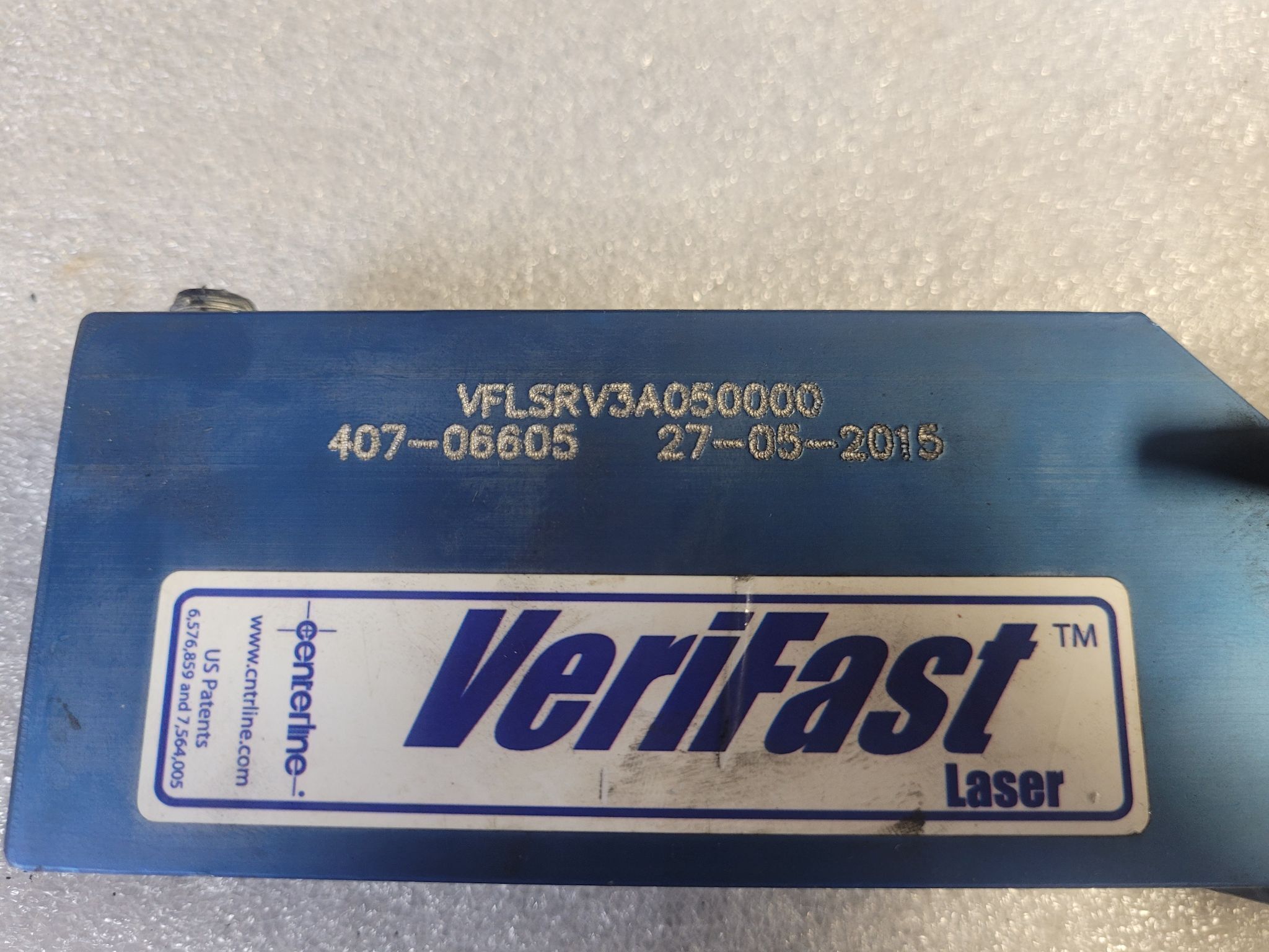 CENTERLINE VFLSRV3A050000 Verifast Laser 407-06605 USED 2