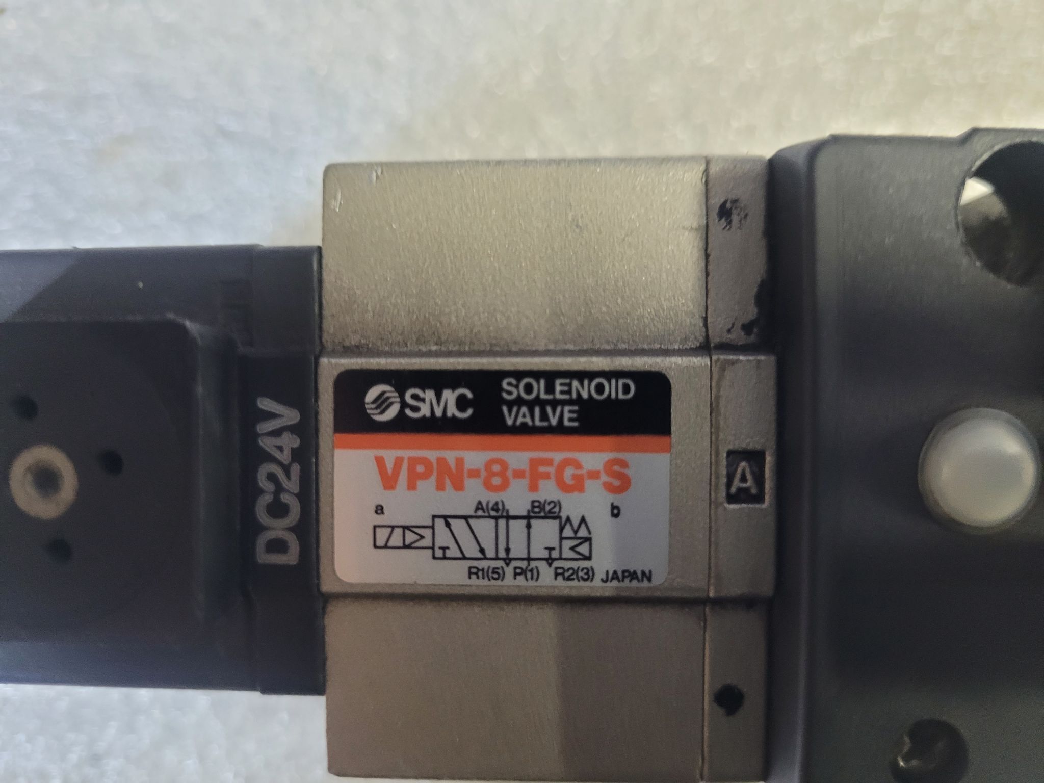 SMC VPN-8-FG-S Solenoid Valve USED 2