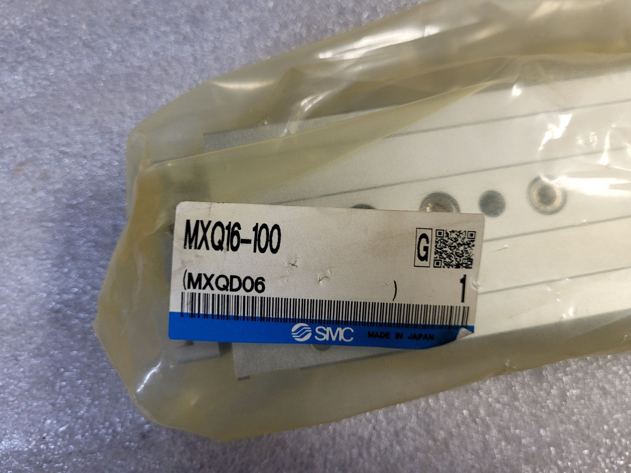 SMC MXQ16‑100 Guided Air Slide Table Cylinder NEW 0