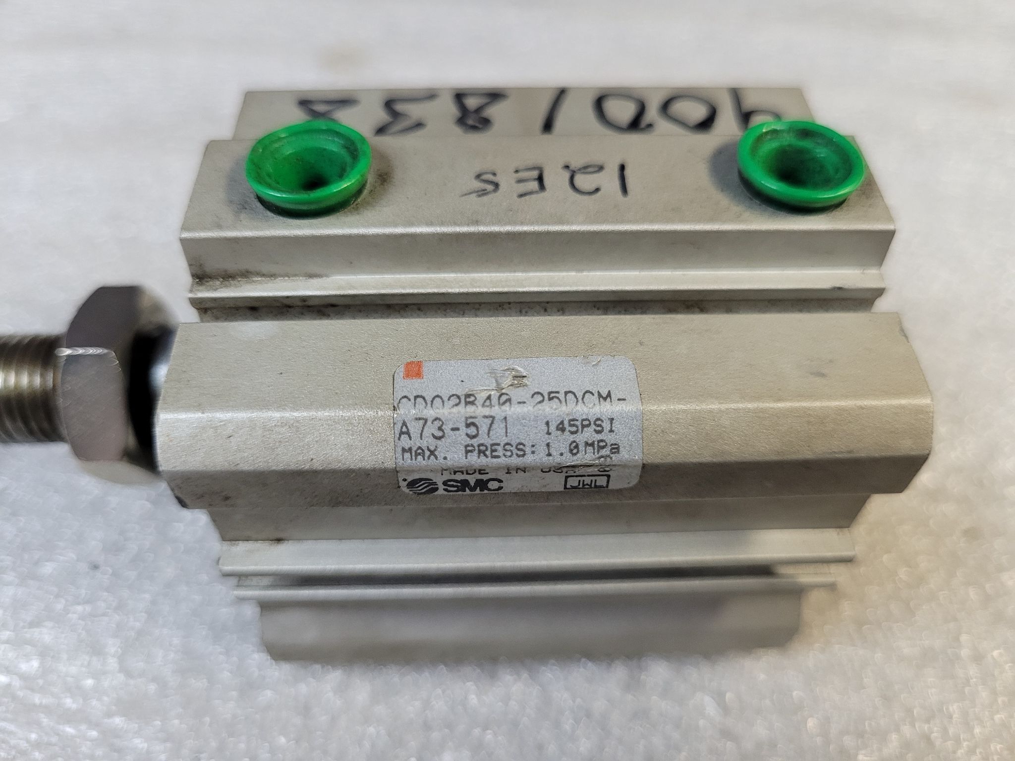 SMC CDQ2B40-25DCM-A73-571 Pneumatic Cylinder USED 2