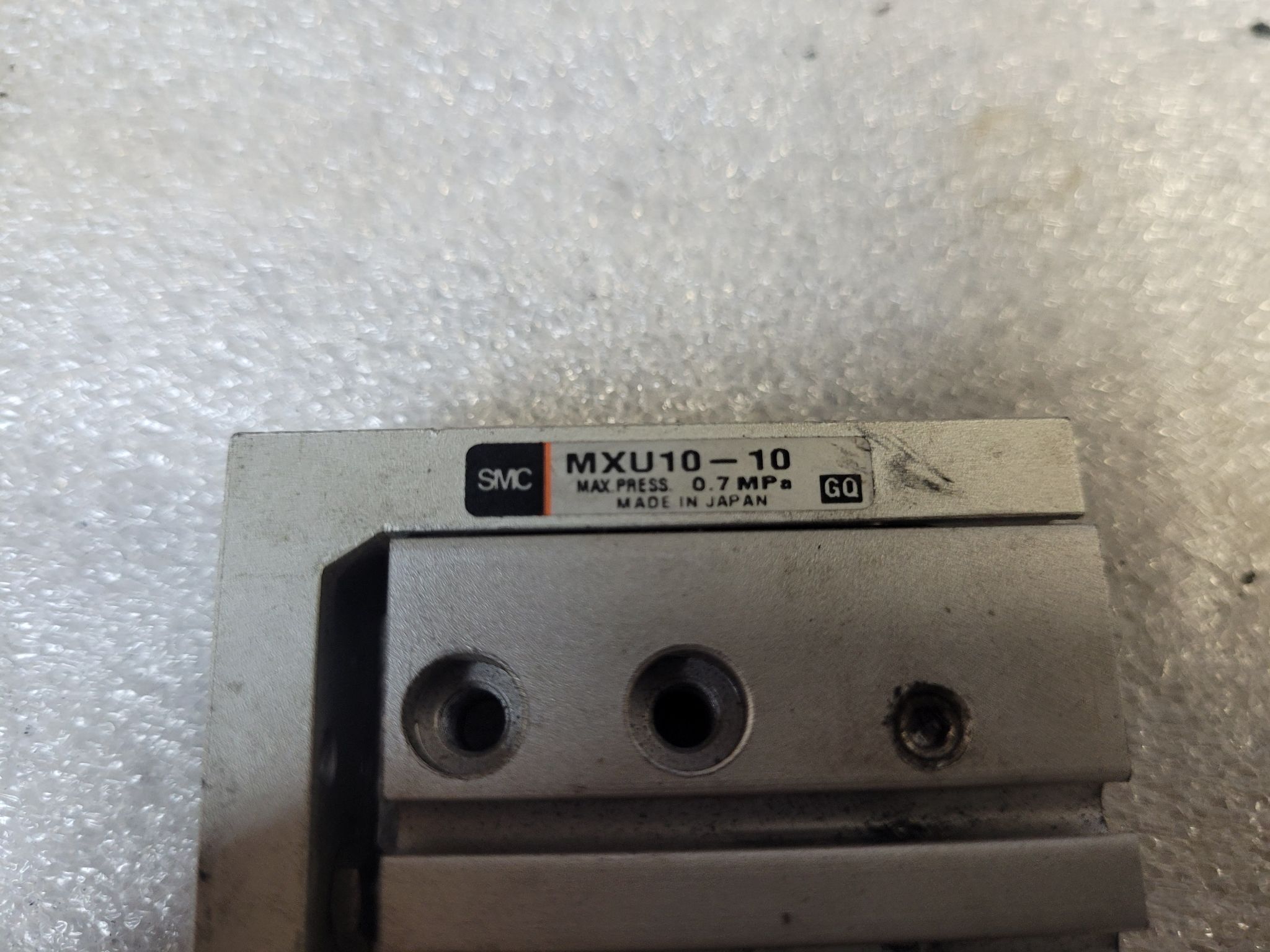 SMC MXU10-10 Compact Slide Table USED 2