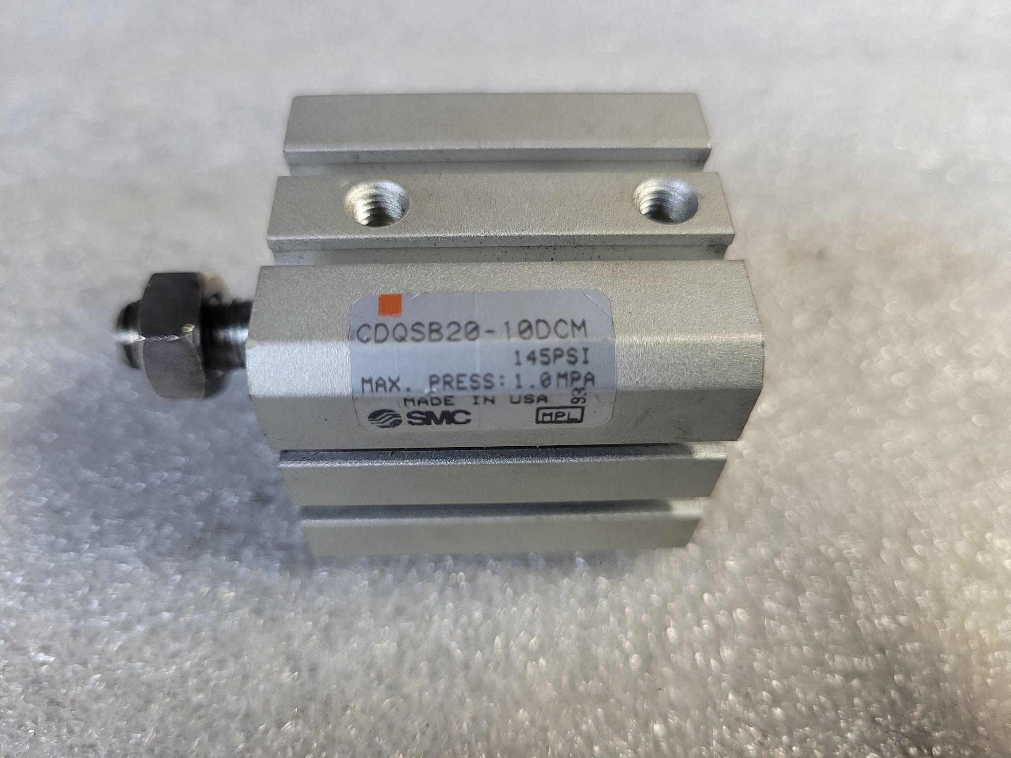 SMC CDQSB20-10DCM Compact Air Cylinder USED 3