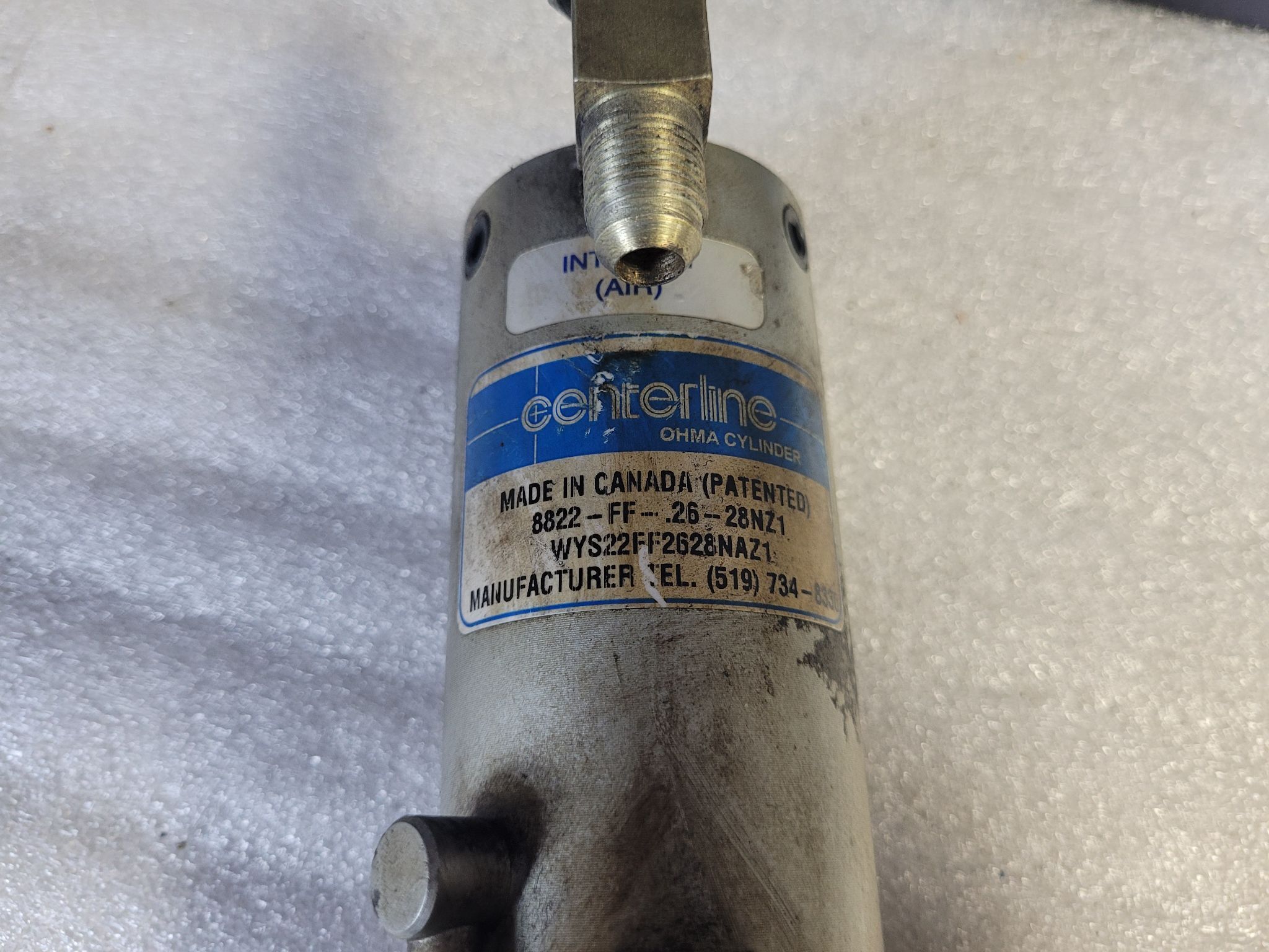 CENTERLINE WYS22FF2628NAZ1 OHMA Cylinder USED 2