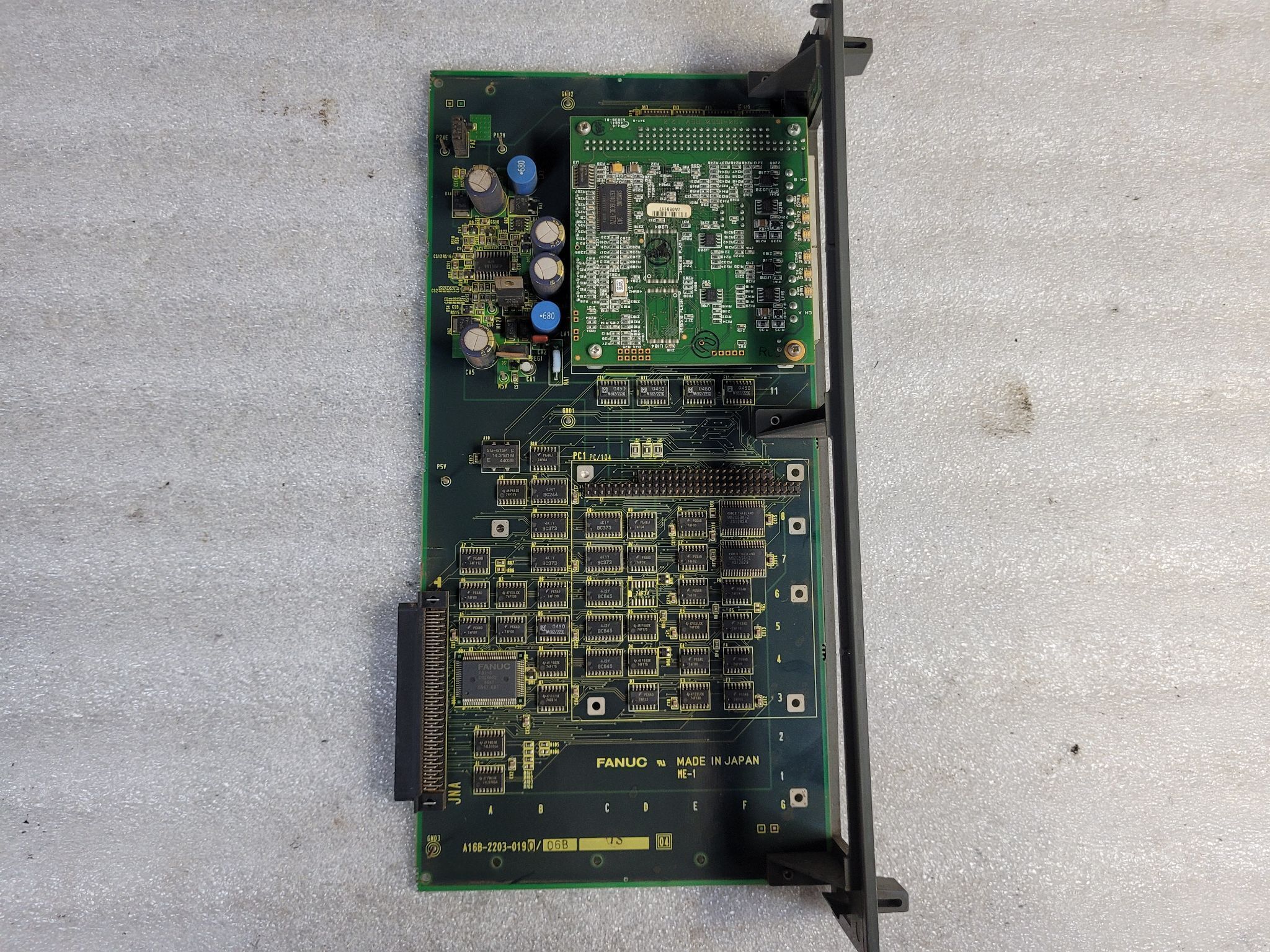 FANUC A16B-2203-0190 /06B PCB - DeviceNet PC104 Interface Module USED 0