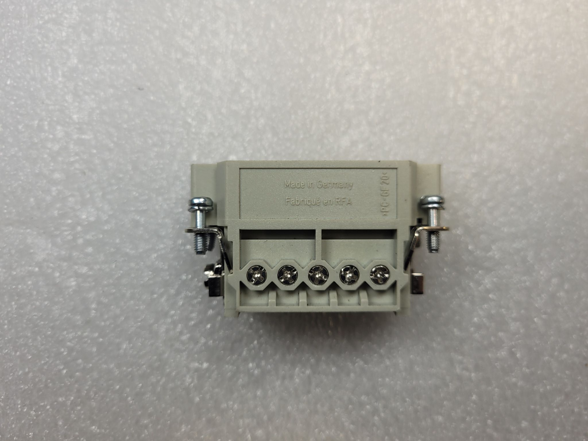 HARTING Han-10A-STI-S Male Connector Insert 10-Pin 16A 250V NEW 4