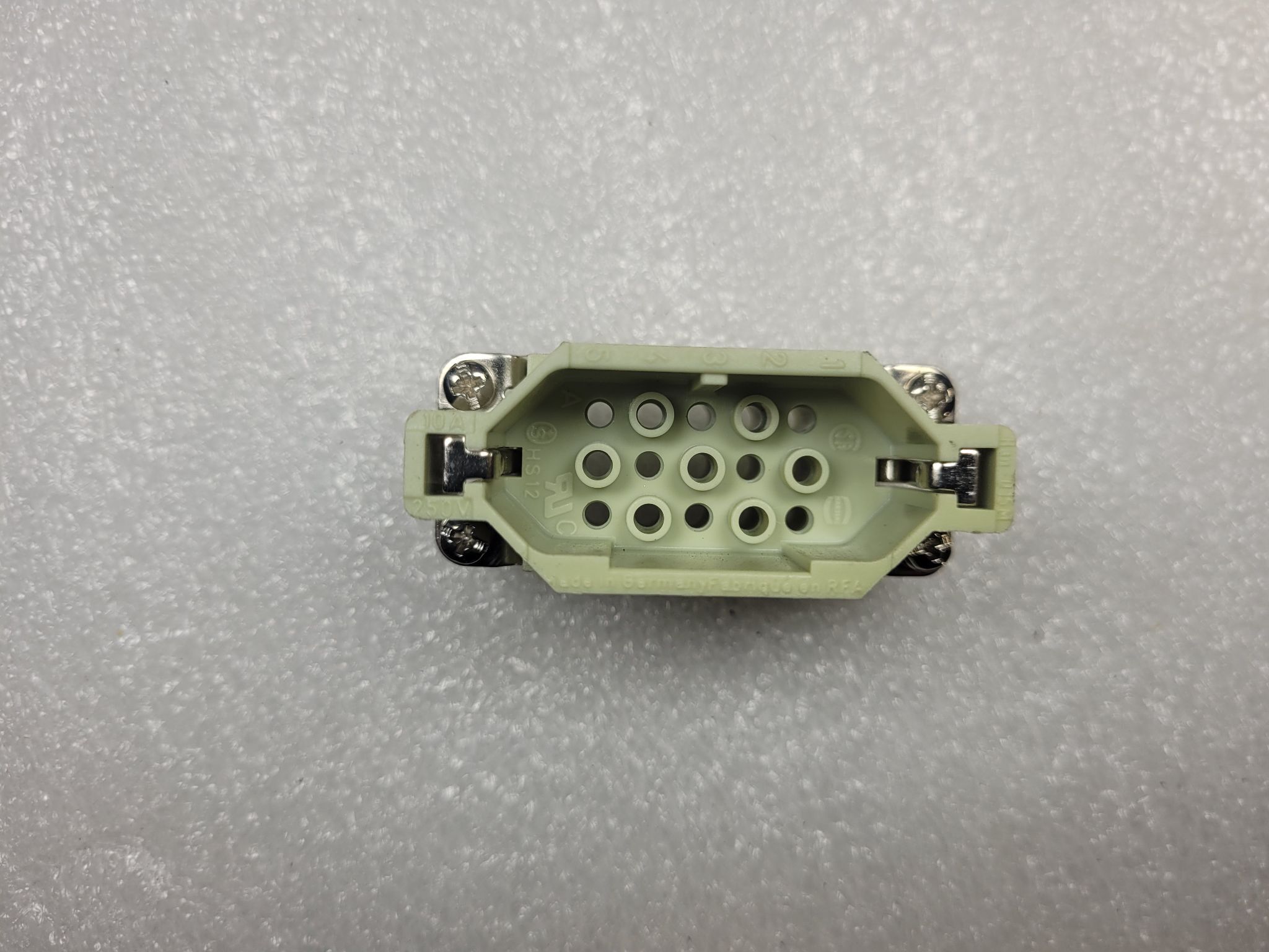 HARTING HAN-15D-STI-C Connector Insert Male 15-Position Crimp NEW 2