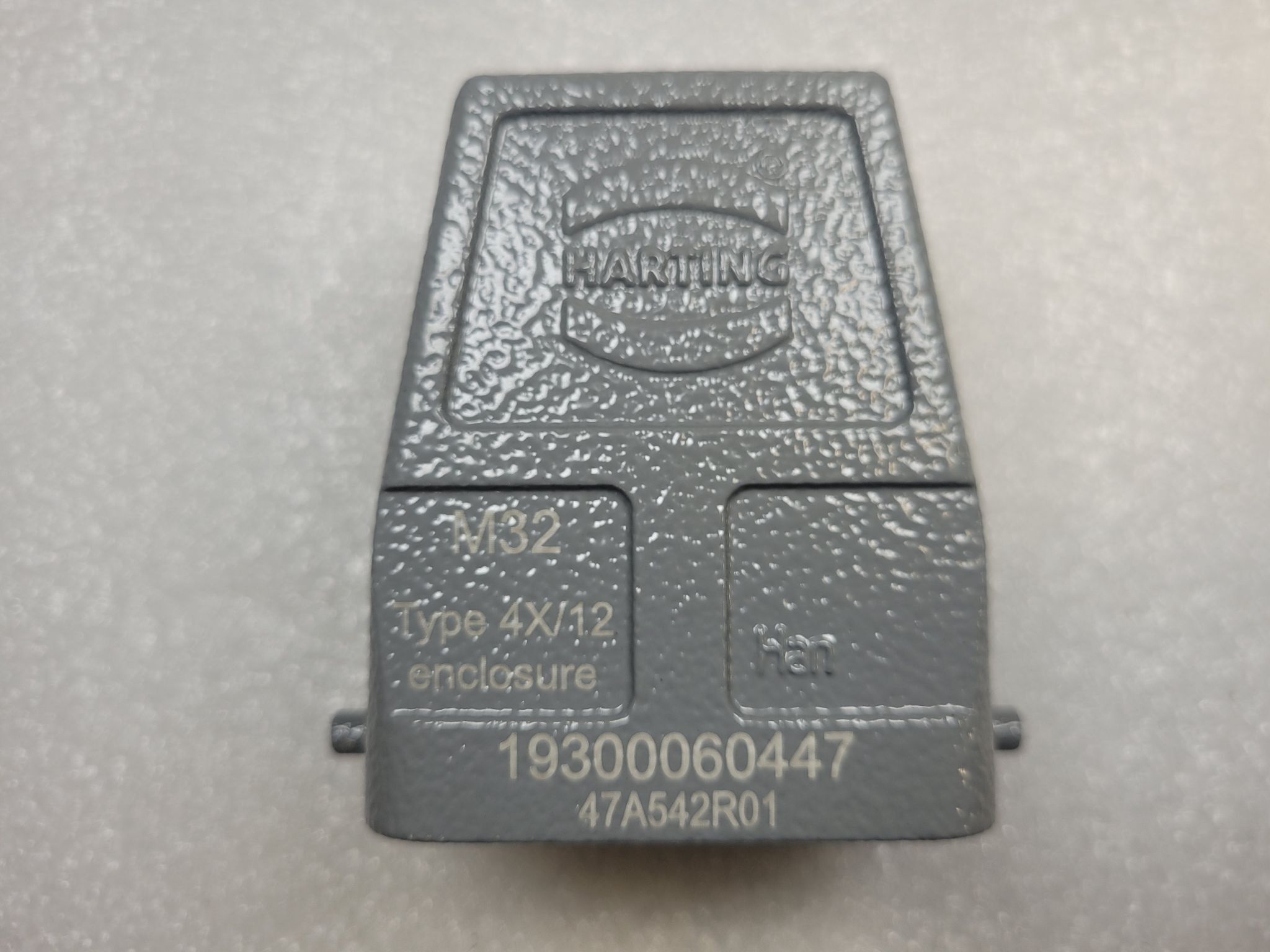 HARTING HAN-6B-GG-M32 Heavy Duty Connector Hood M32 Entry NEW 2