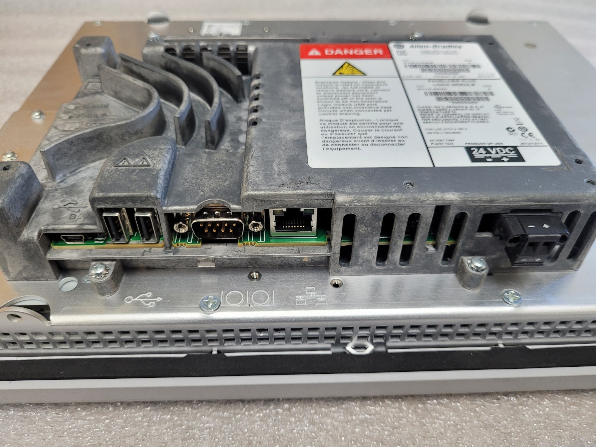 ALLEN BRADLEY 2711P-RDT12C PanelView Plus 1250 w/ 2711P-RP8D USED - Tested 2
