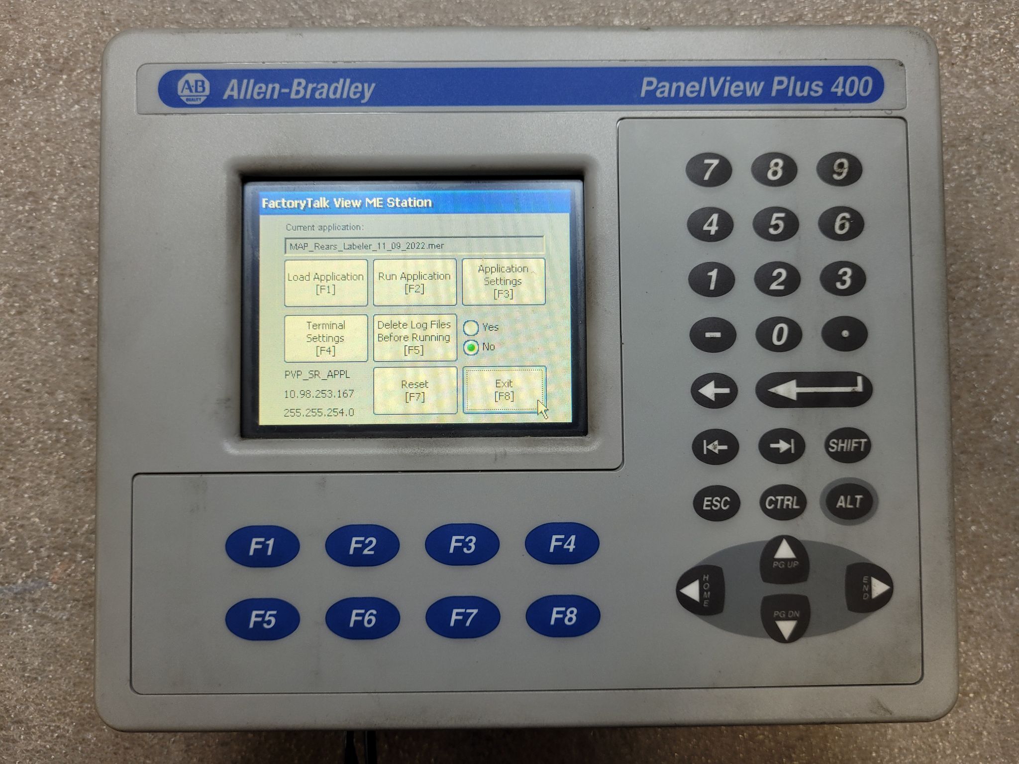 ALLEN BRADLEY 2711PC-B4C20D8 PanelView Plus 6 3.5" HMI USED 0