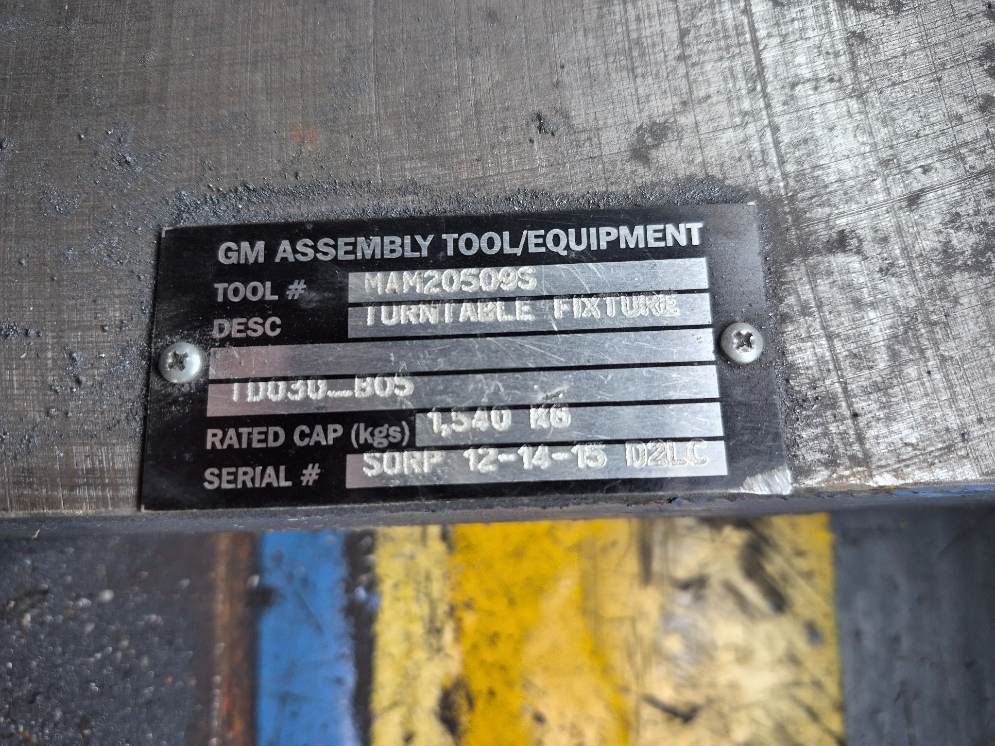 WEISS CR700CAA Heavy-Duty Rotary Indexing Table USED 5