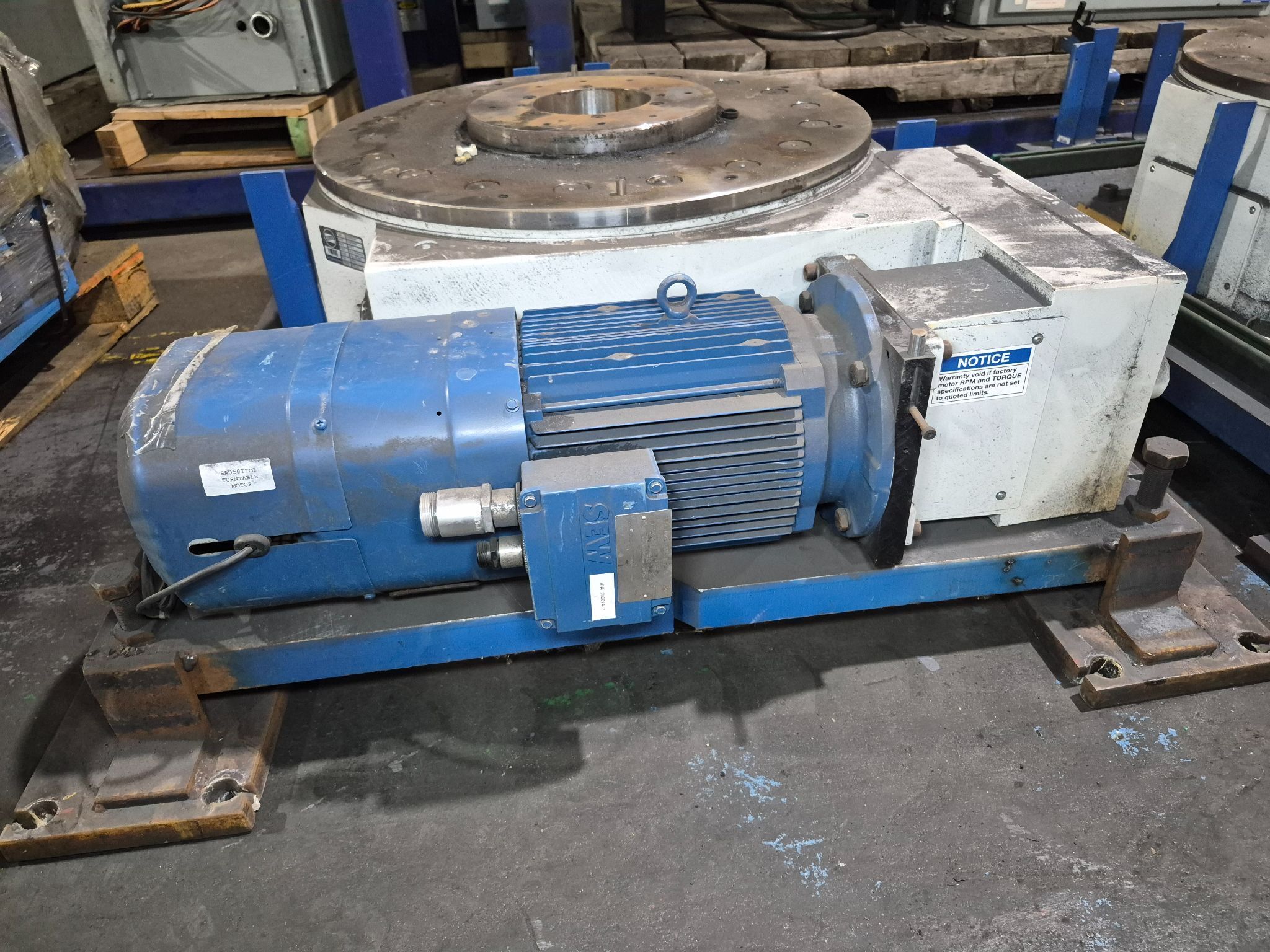 WEISS CR700CAA Heavy-Duty Rotary Indexing Table USED 1
