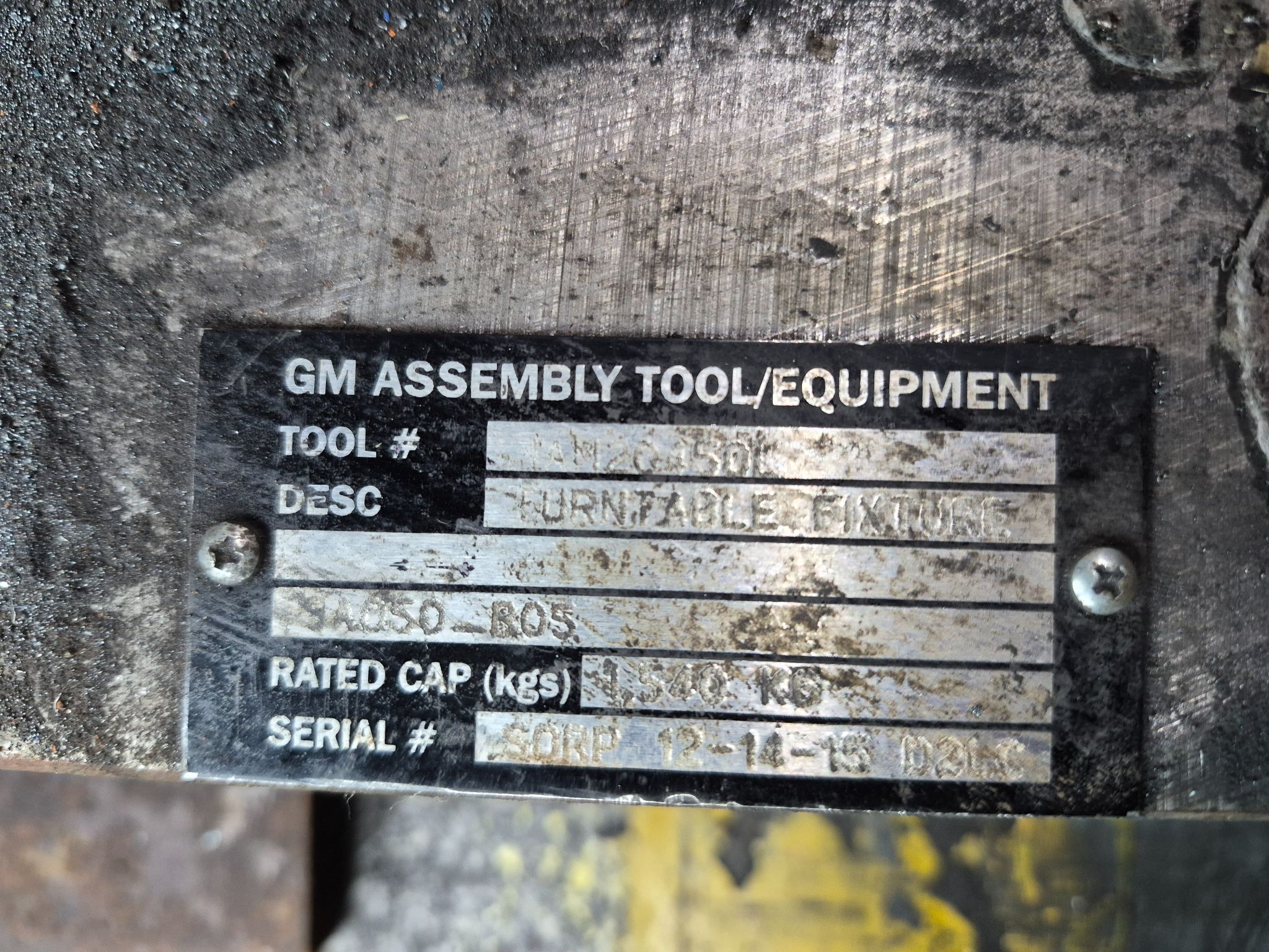 WEISS CR700CAA Heavy-Duty Rotary Indexing Table USED 4