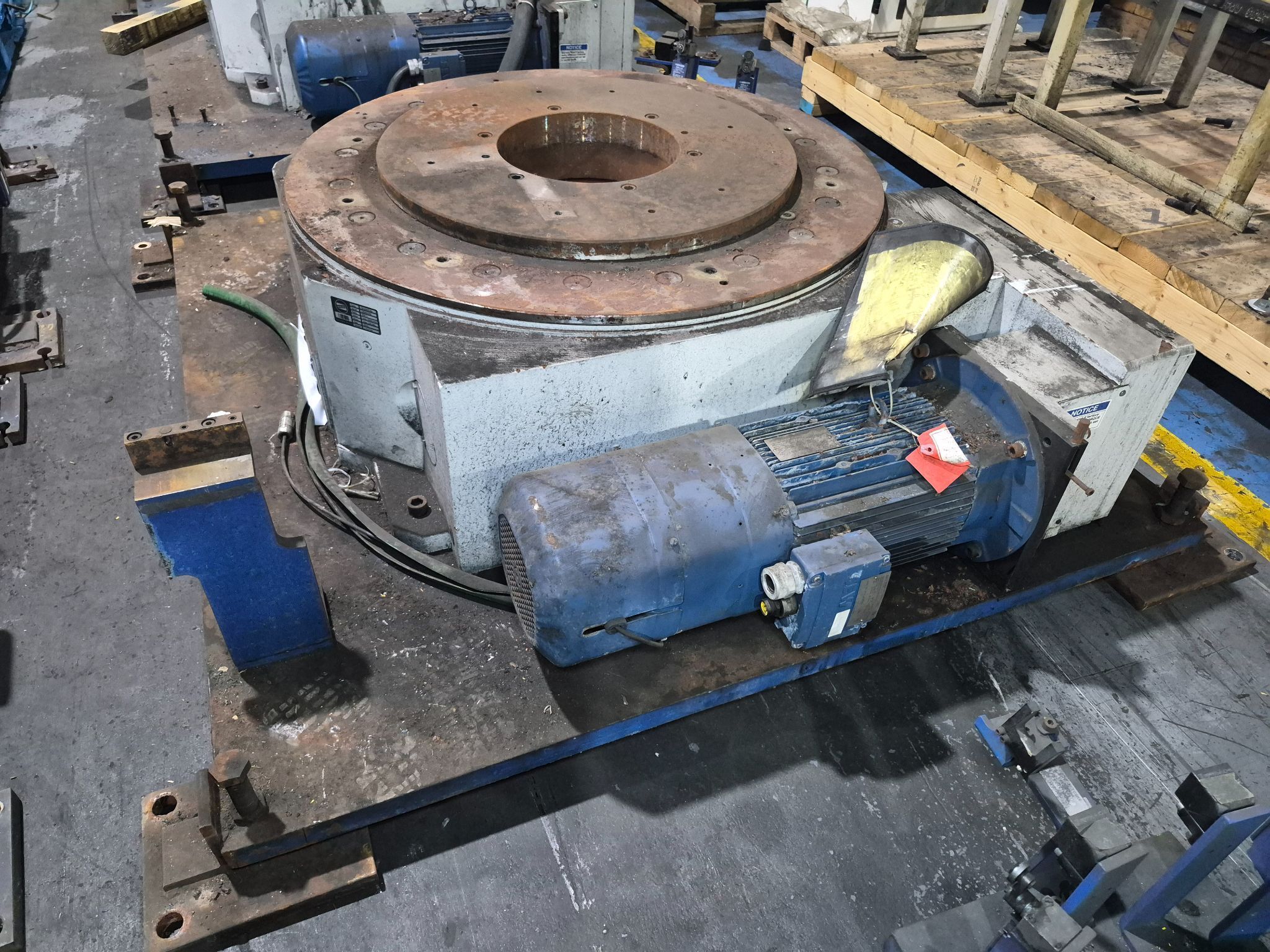 WEISS CR1000CAA Heavy-Duty Rotary Indexing Ring USED 1