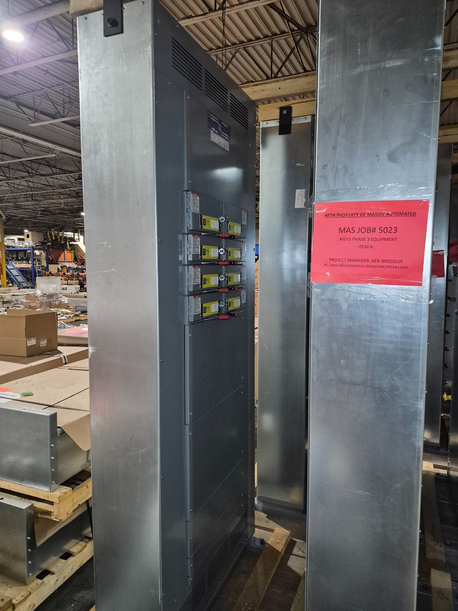 SQUARE D 400A QMB Panelboard 480Y/277V (2X60A - 6X30A) NEW 0