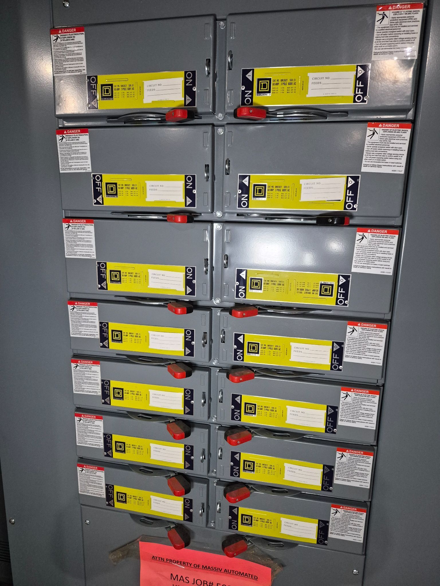 SQUARE D 400A QMB Panelboard 480Y/277V (6X60A - 8X30A) NEW 1