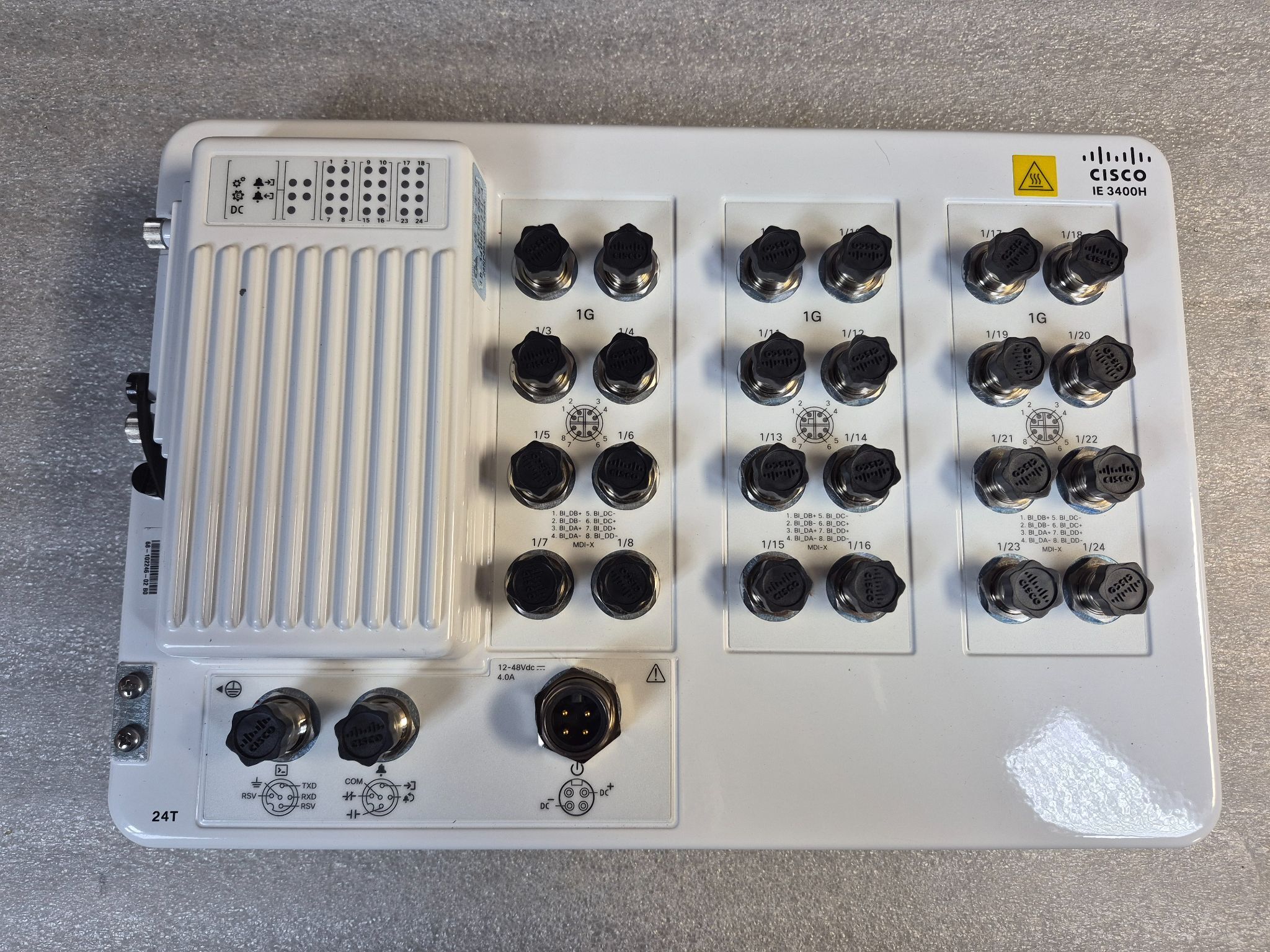 CISCO IE-3400H-24T-A IE3400H Heavy-Duty Industrial Ethernet Switch NEW 1