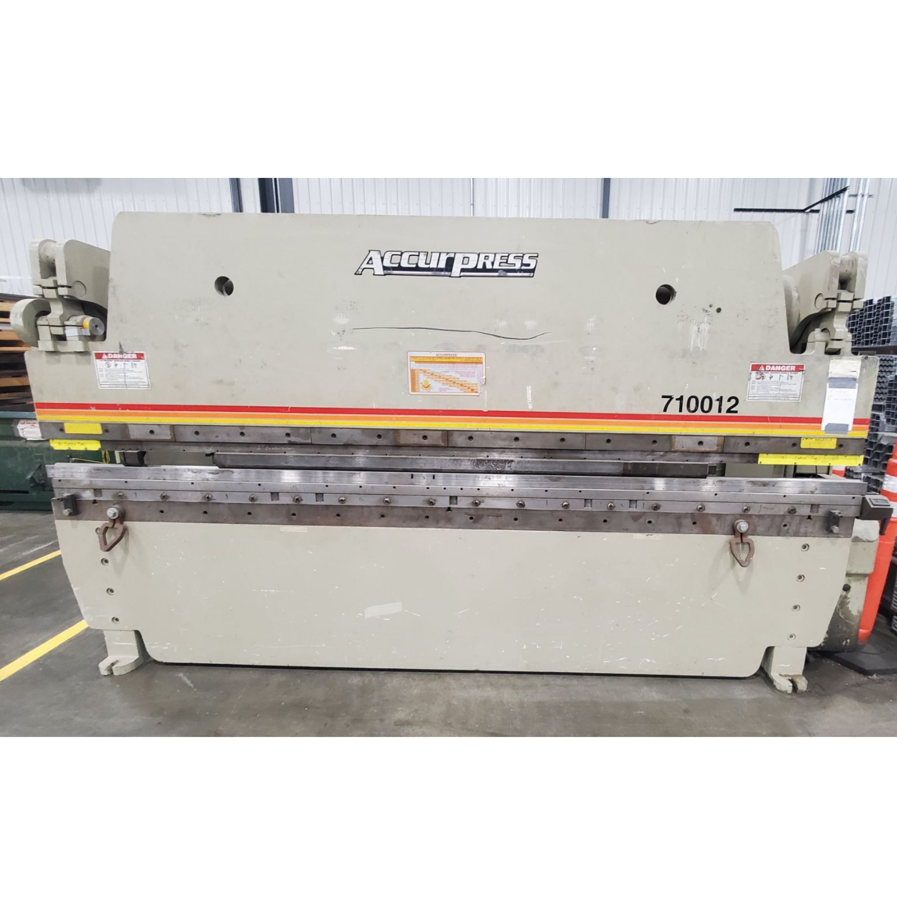 ACCURPRESS 710012 100 Ton x 12' Hydraulic Press Brake w/ Tooling USED 0
