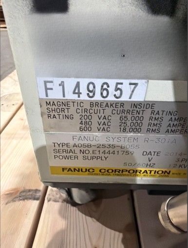 FANUC R‑2000iB/125L Robot w/ R‑30iA Controls; USED 9