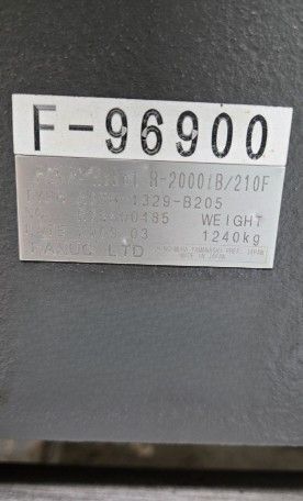 FANUC ROBOT R2000IB/210F W/ R-30IA Controls USED 12