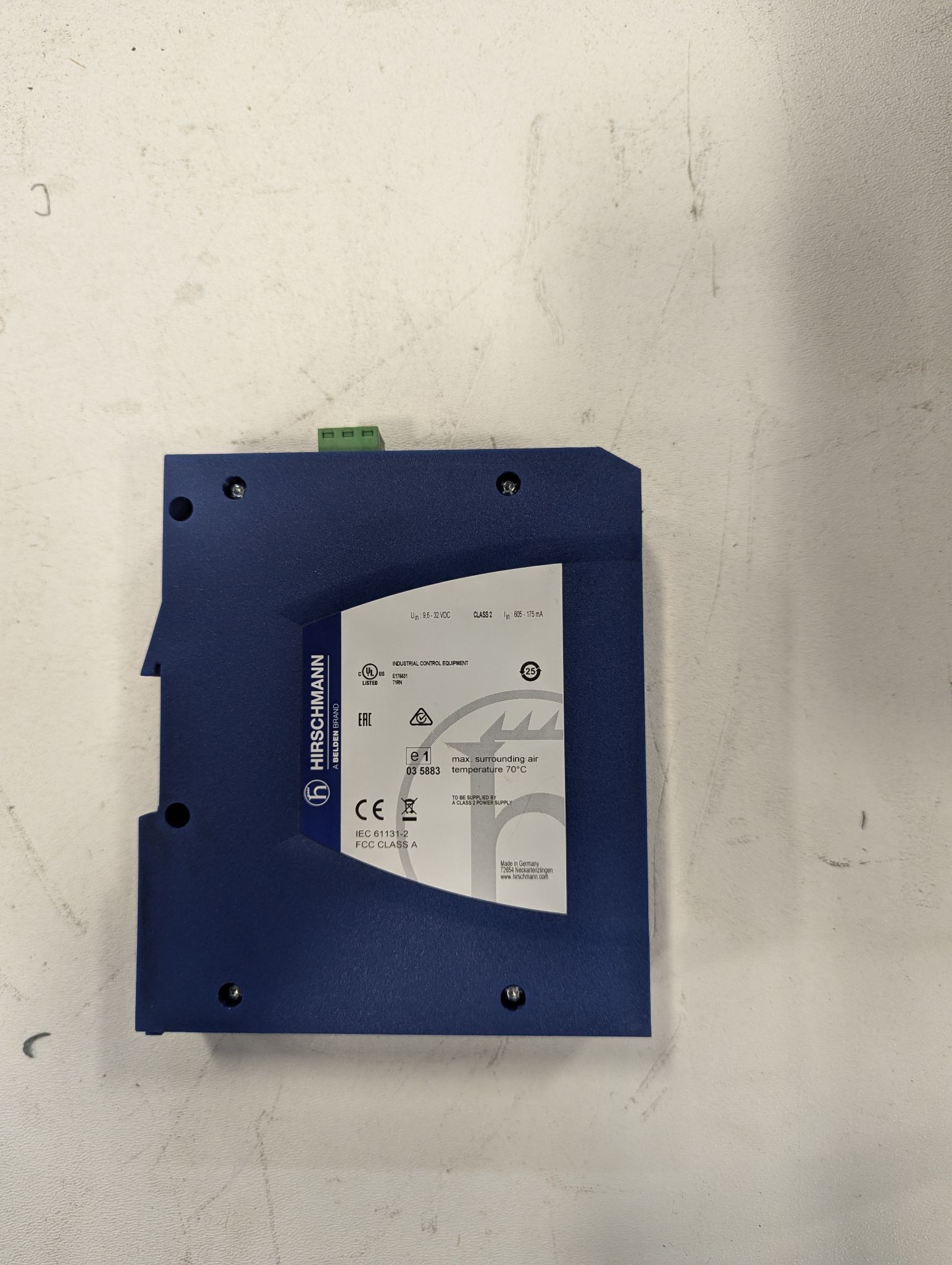 HIRSCHMANN SPIDER II 8TX EEC LIMIT SWITCH; USED 2