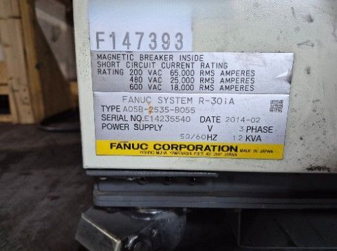 FANUC R-2000iB/210F Complete w/ R-30iA Controls USED 13