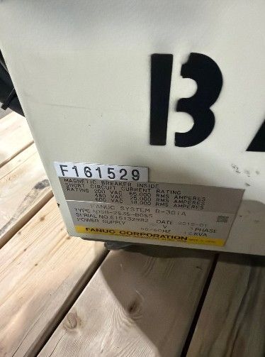 FANUC R‑2000iB/125L Robot w/ R‑30iA & 2 SCA Sealant Controls; USED 9