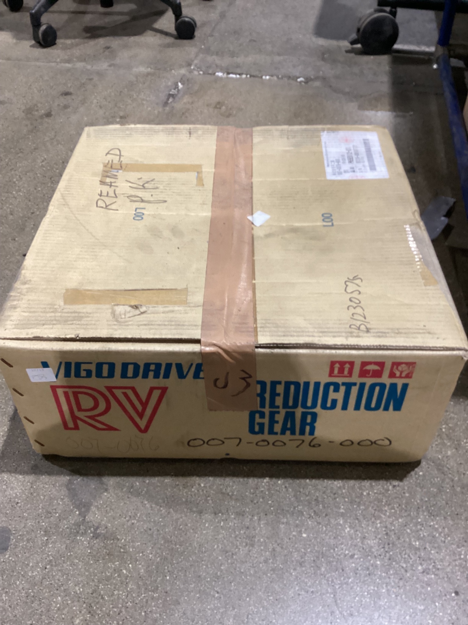 NABTESCO RV-320E-185 REDUCTION GEARMOTOR NEW IN BOX 0