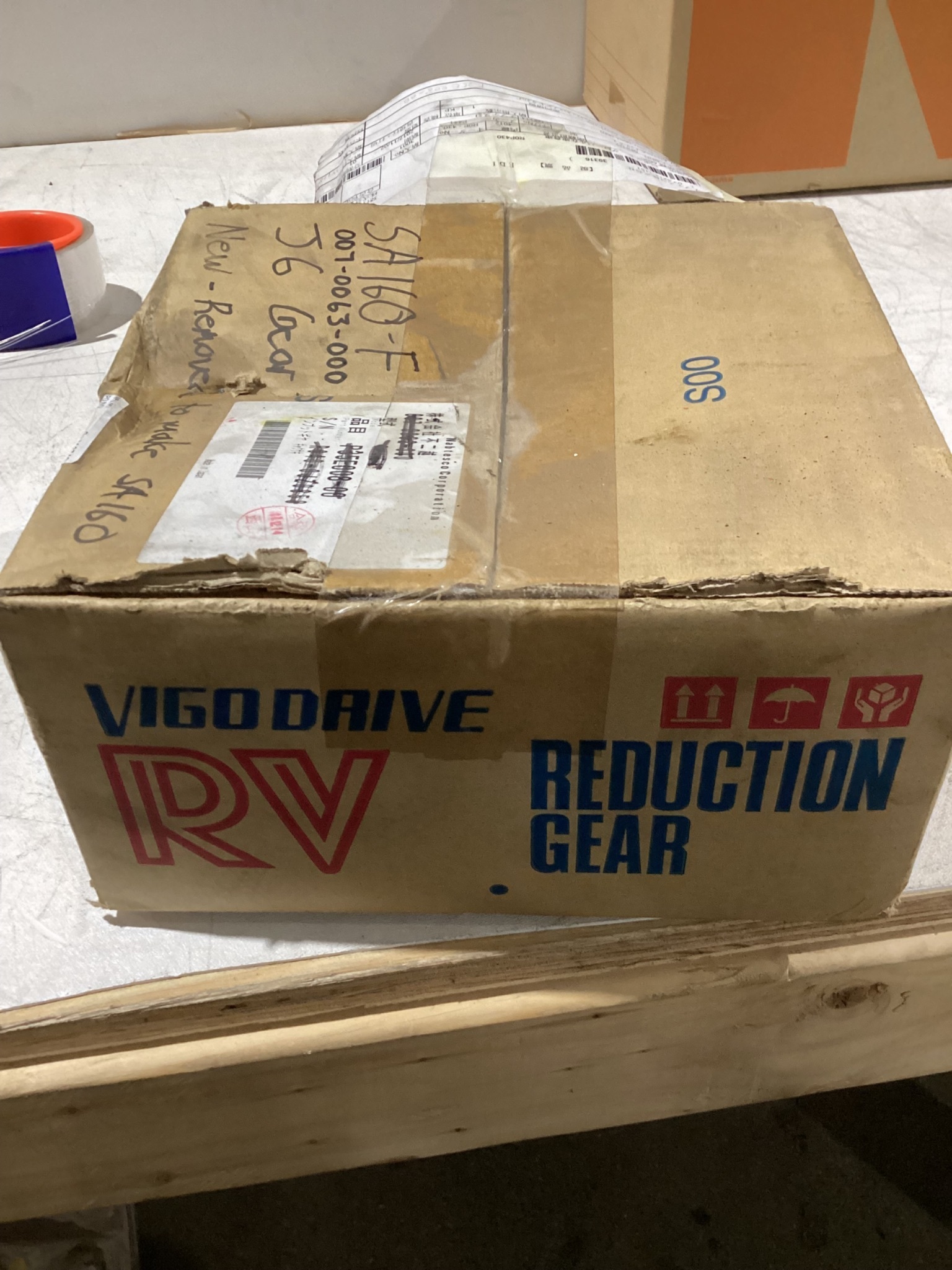 NABTESCO VIGODRIVE RV-40E-81 REDUCTION GEAR - NEW 4