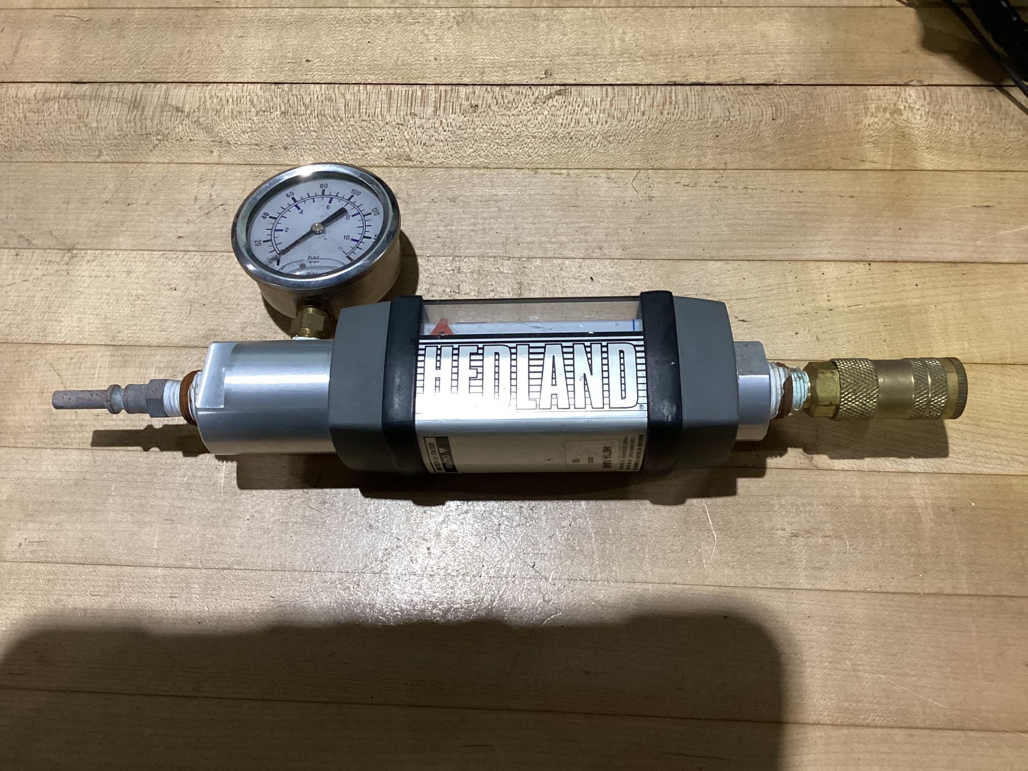 HEDLAND H671A-100-EG FLOW METER - USED 0