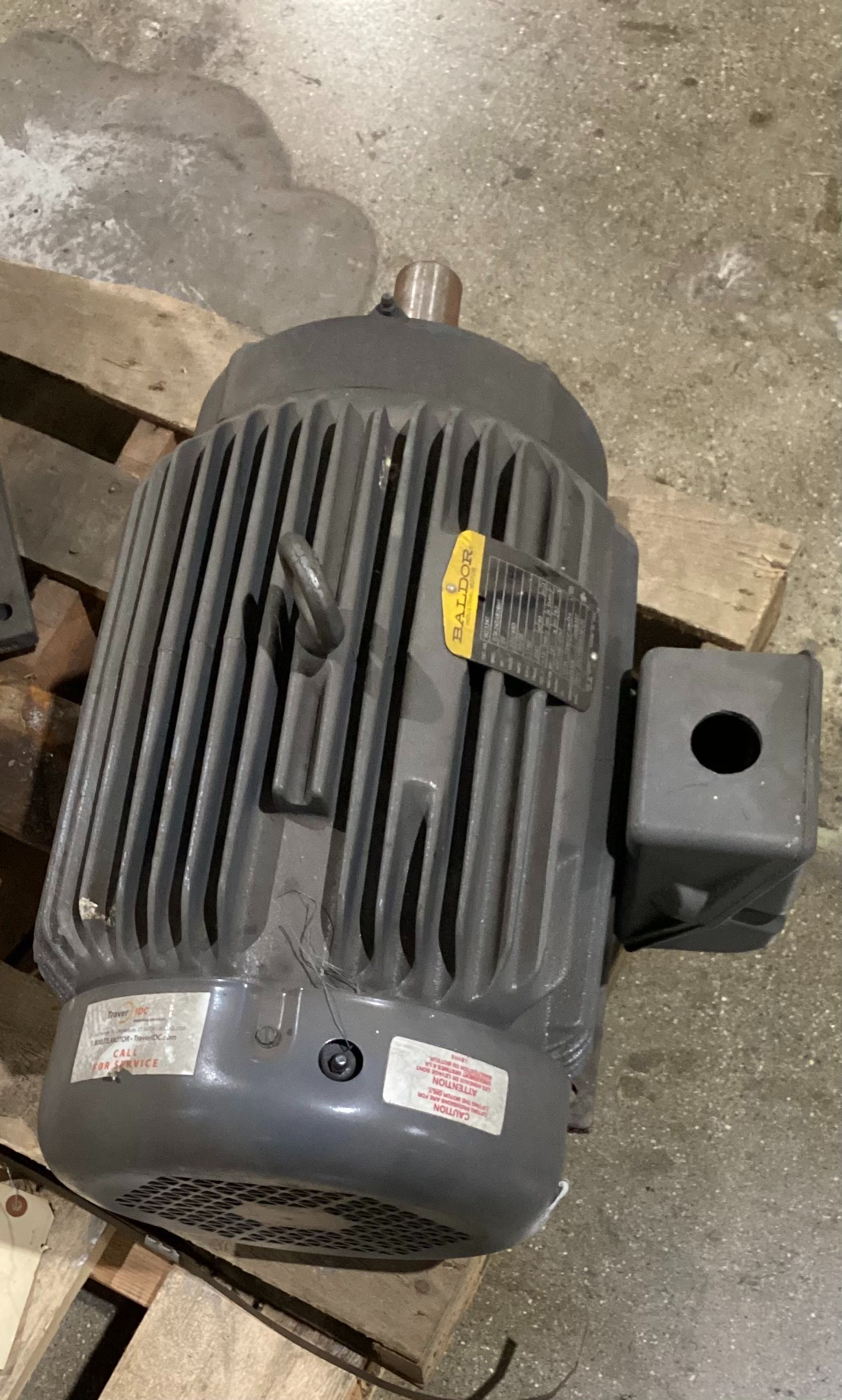 BALDOR M2334T 20 HP AC Induction Motor 230/460V USED 2