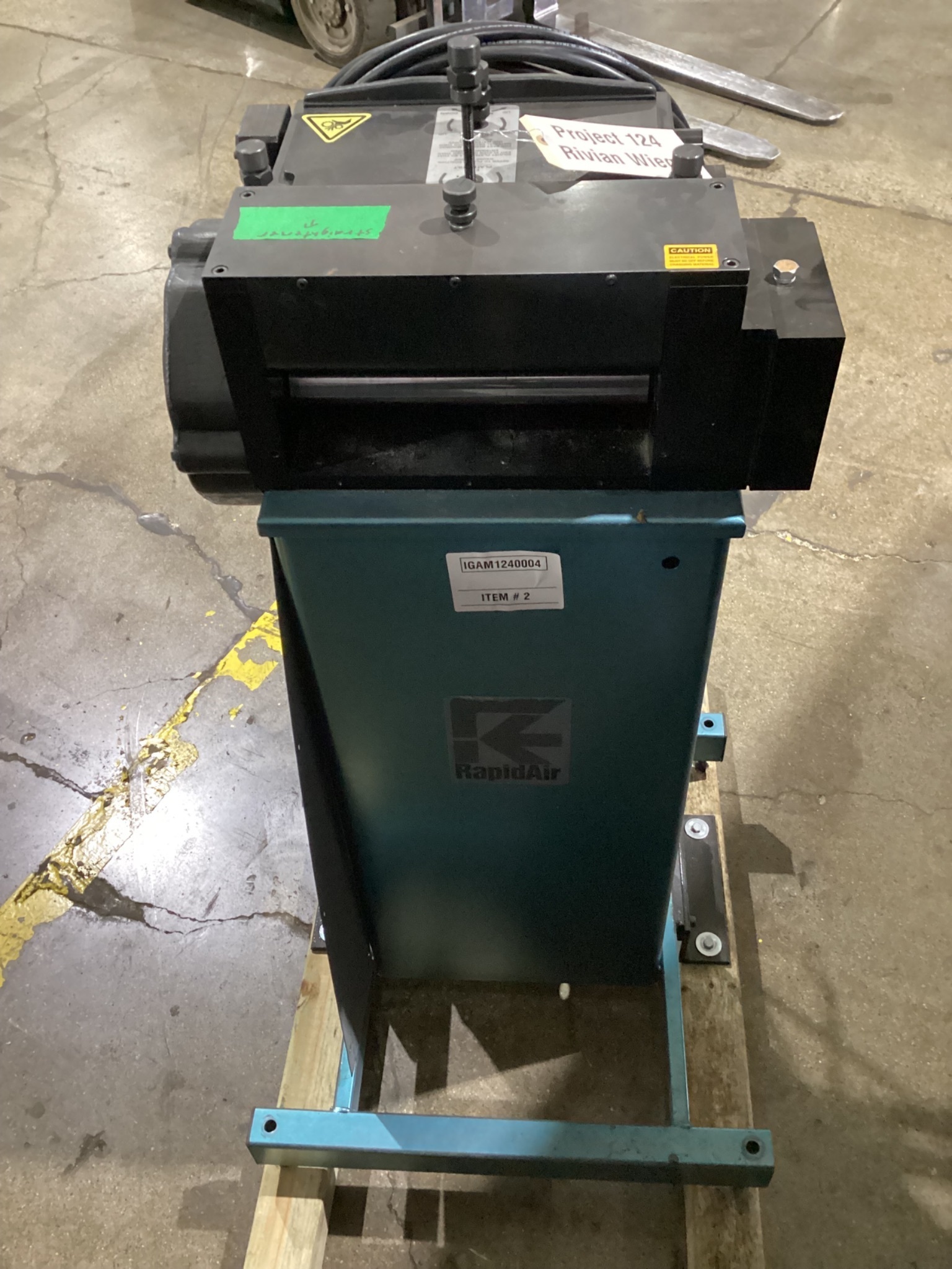 RAPID AIR SBX12 0.004" - 0.060" Sheet and Strip Straightener USED 3