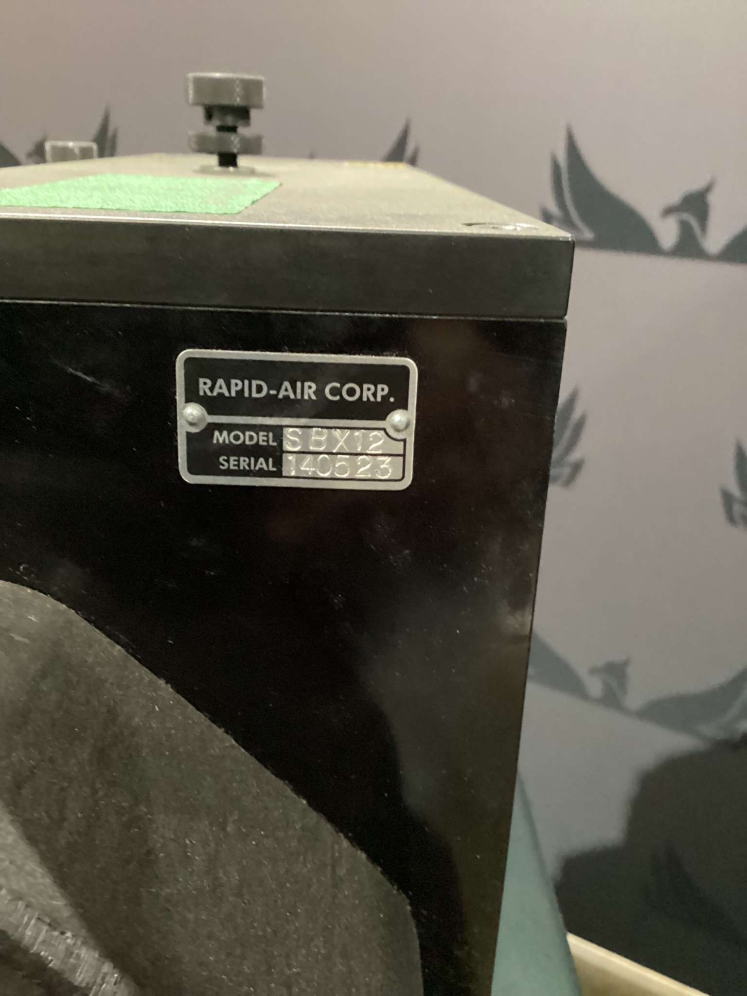 RAPID AIR SBX12 0.004" - 0.060" Sheet and Strip Straightener USED 10