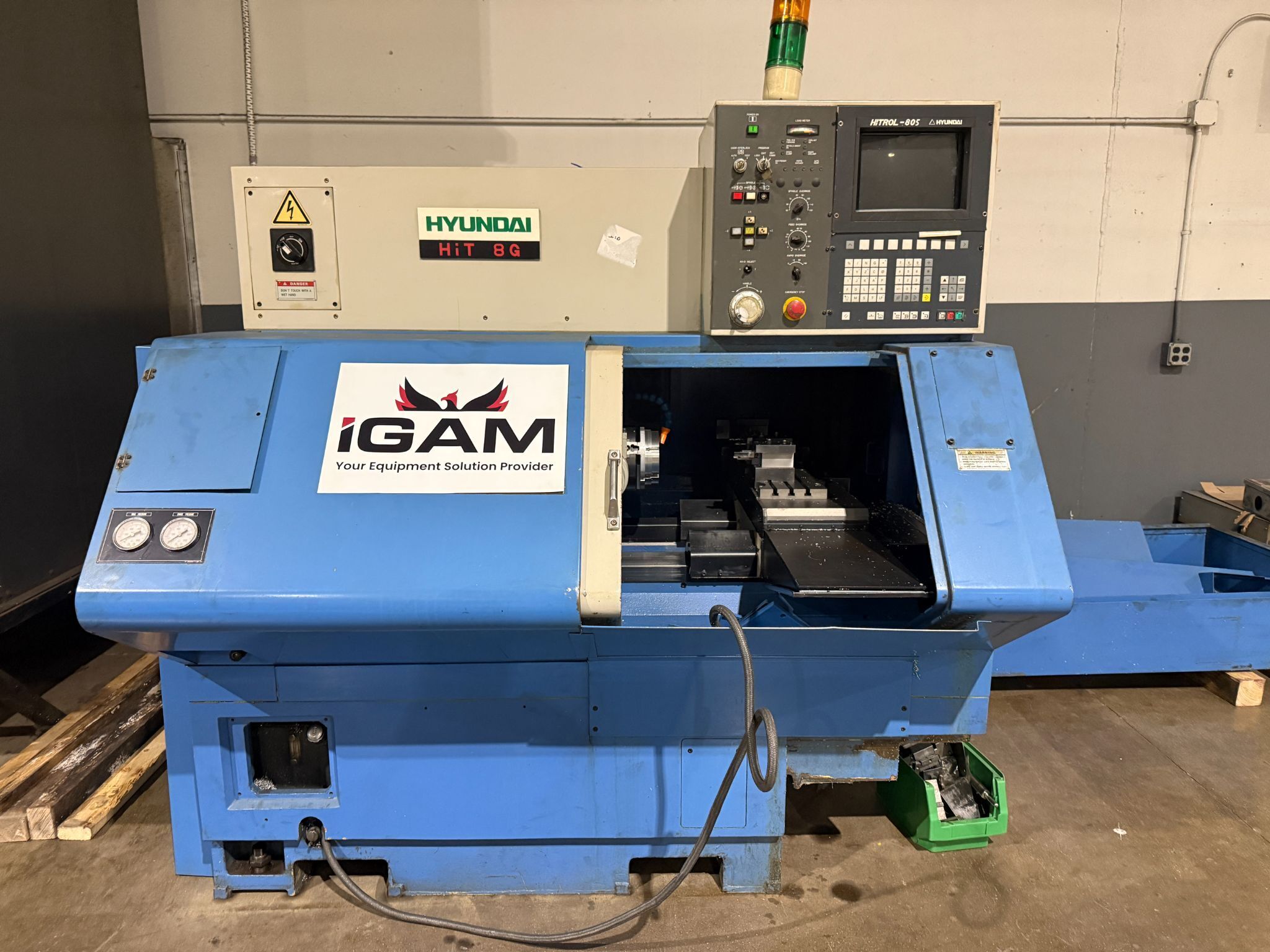 1996 HYUNDAI HIT-8G CNC LATHE - USED 0