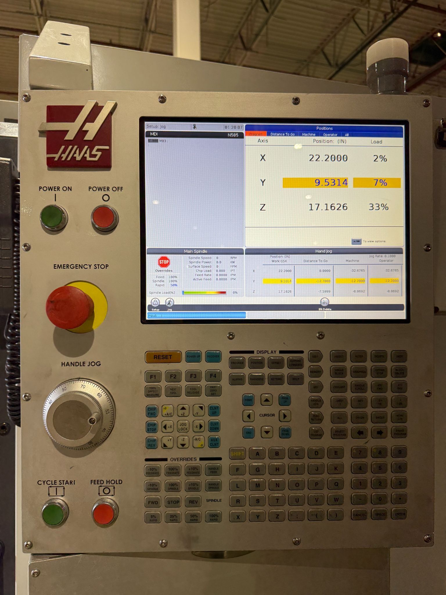 2019 HAAS VF-6/40 CNC VERTICAL MACHINING CENTER - USED 3