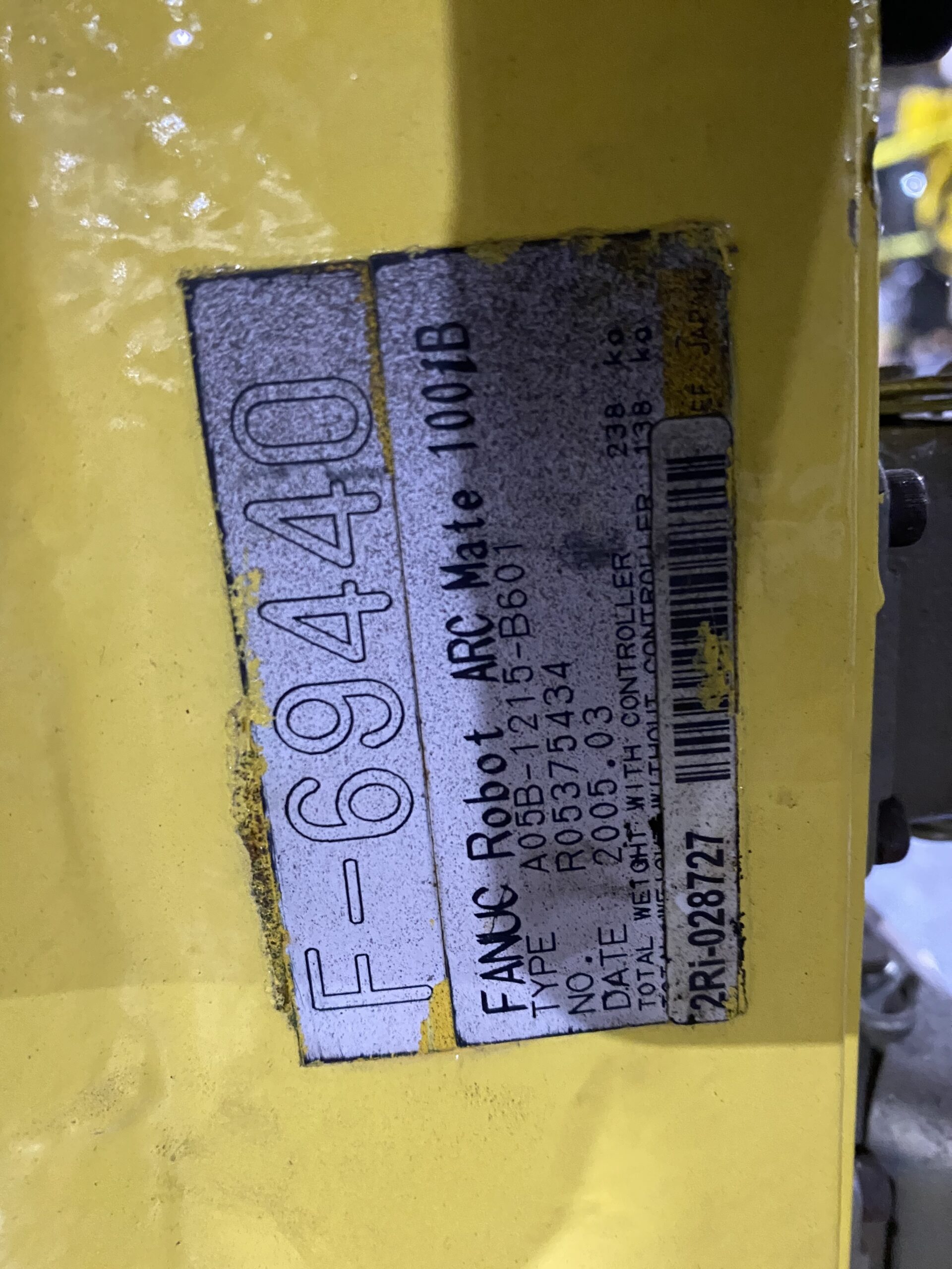 FANUC - ArcMate 100iB w/ R-J3iB Controls USED 3
