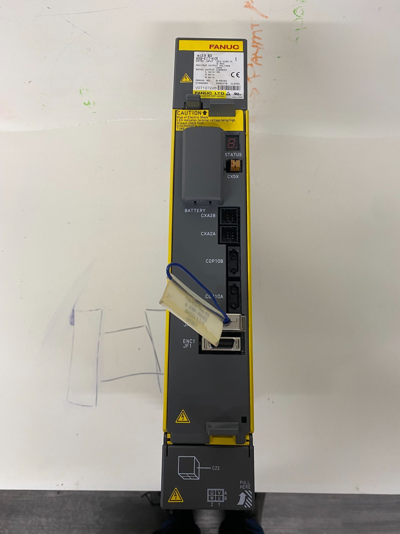 FANUC A06B-6117-H105 aiSV 80 Servo Drive USED 2