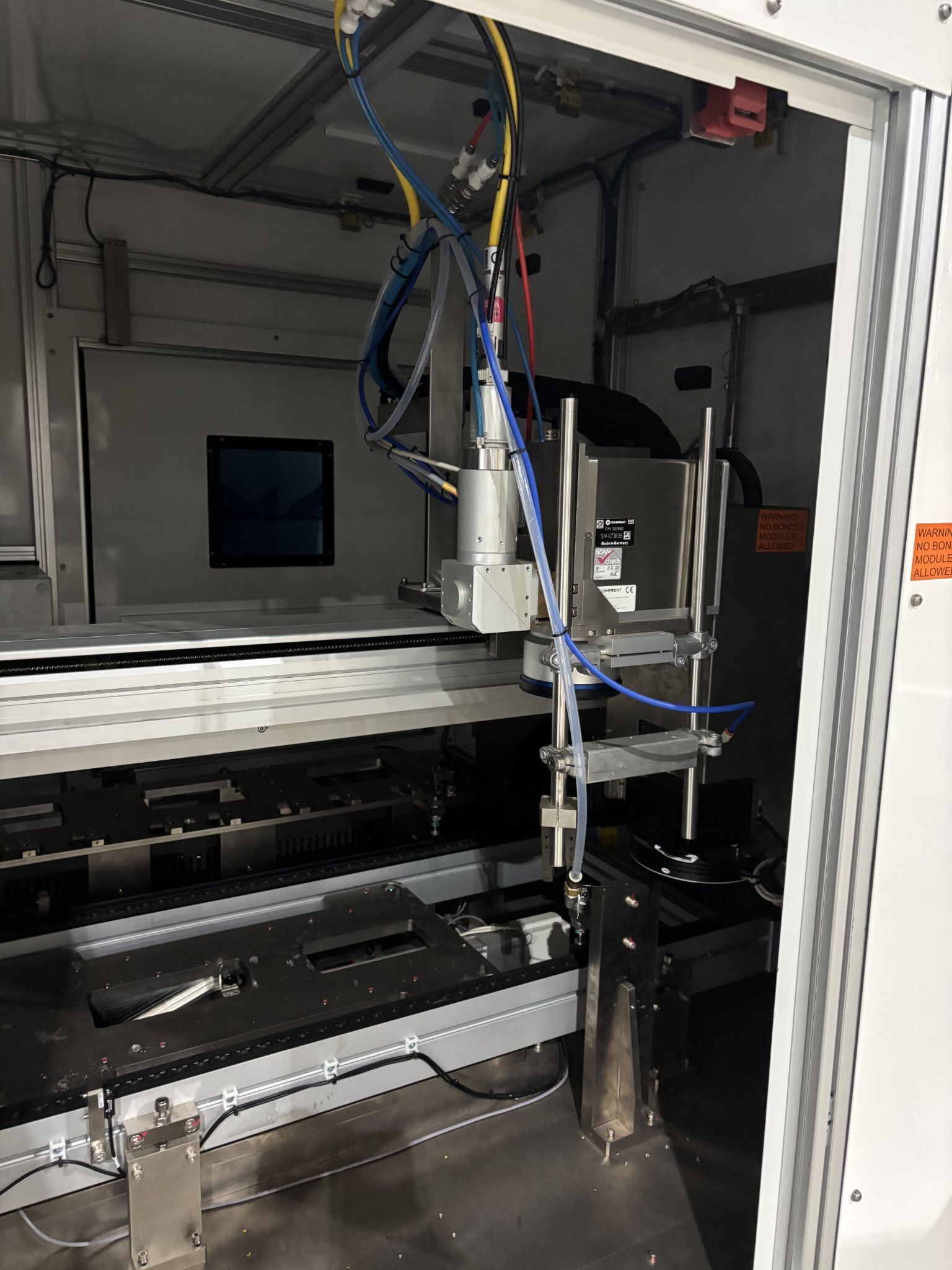 BUSBAR LASER WELD SYSTEM W/ COHERENT HIGHLIGHT FL2000 LASER MULTI‑COMPONENT INTEGRATED CELL; NEW 11