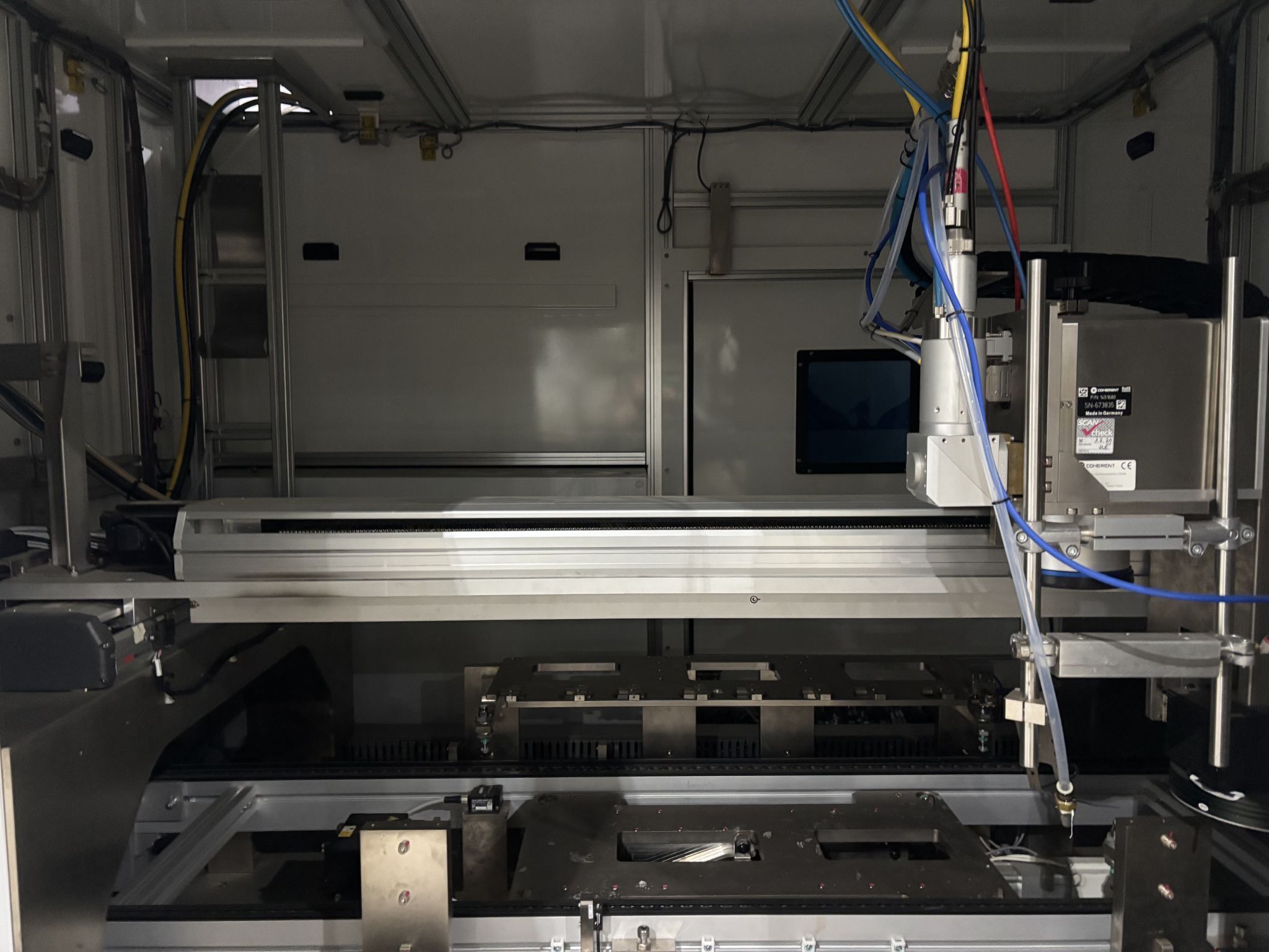 BUSBAR LASER WELD SYSTEM W/ COHERENT HIGHLIGHT FL2000 LASER MULTI‑COMPONENT INTEGRATED CELL; NEW 10