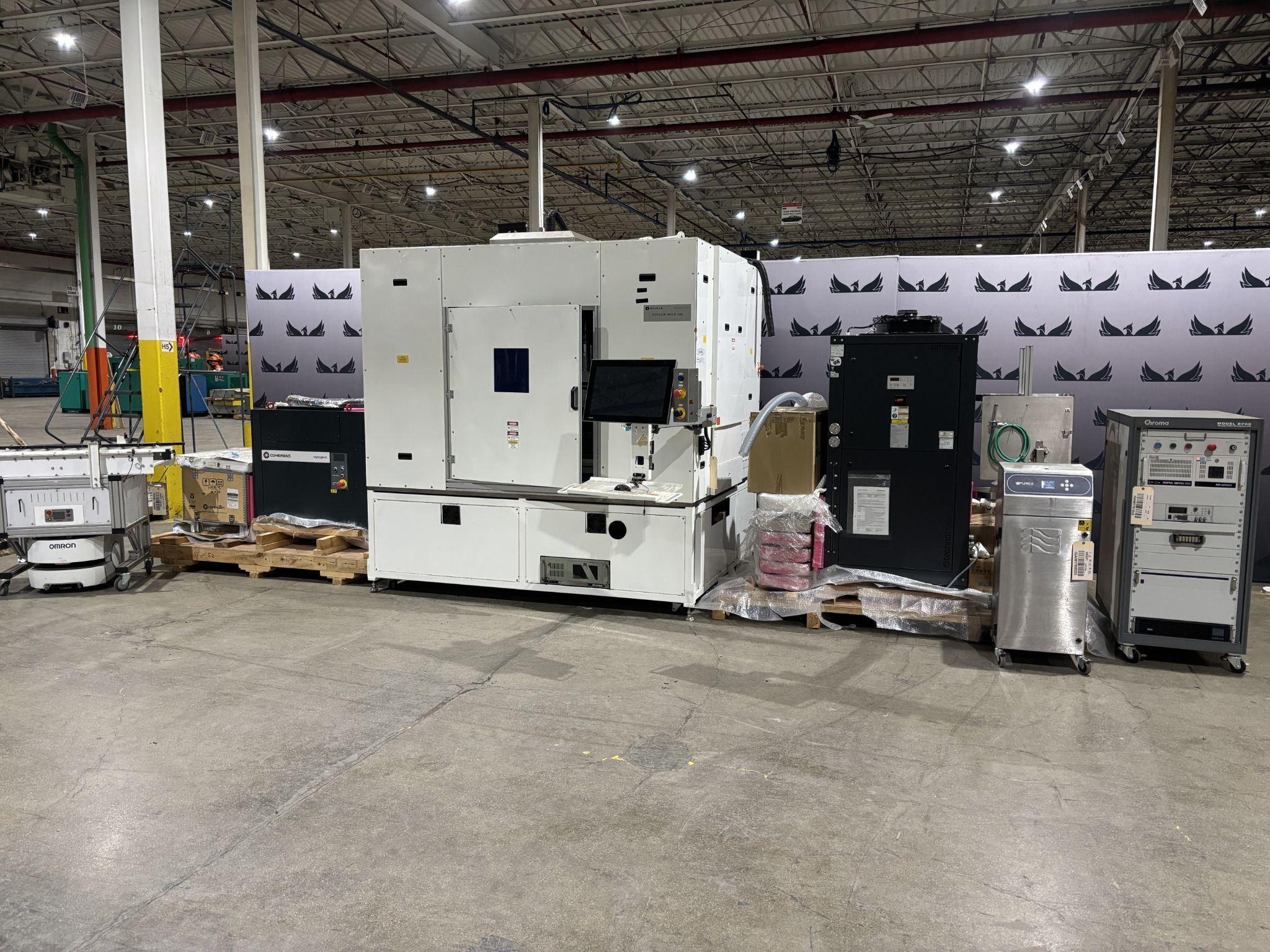 BUSBAR LASER WELD SYSTEM W/ COHERENT HIGHLIGHT FL2000 LASER MULTI‑COMPONENT INTEGRATED CELL; NEW 3